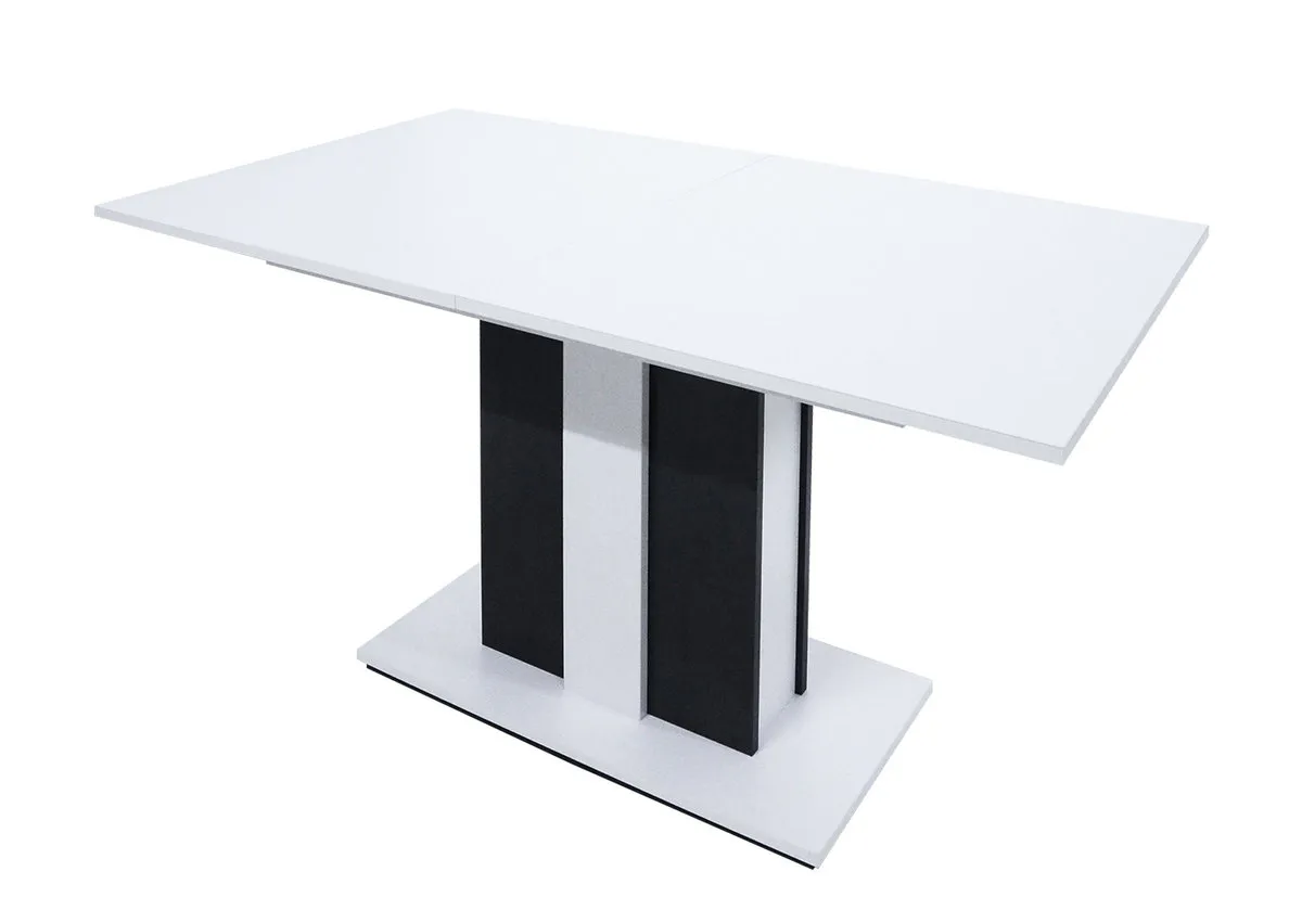 CLASIC B/A table white Alaska PE/anthracite