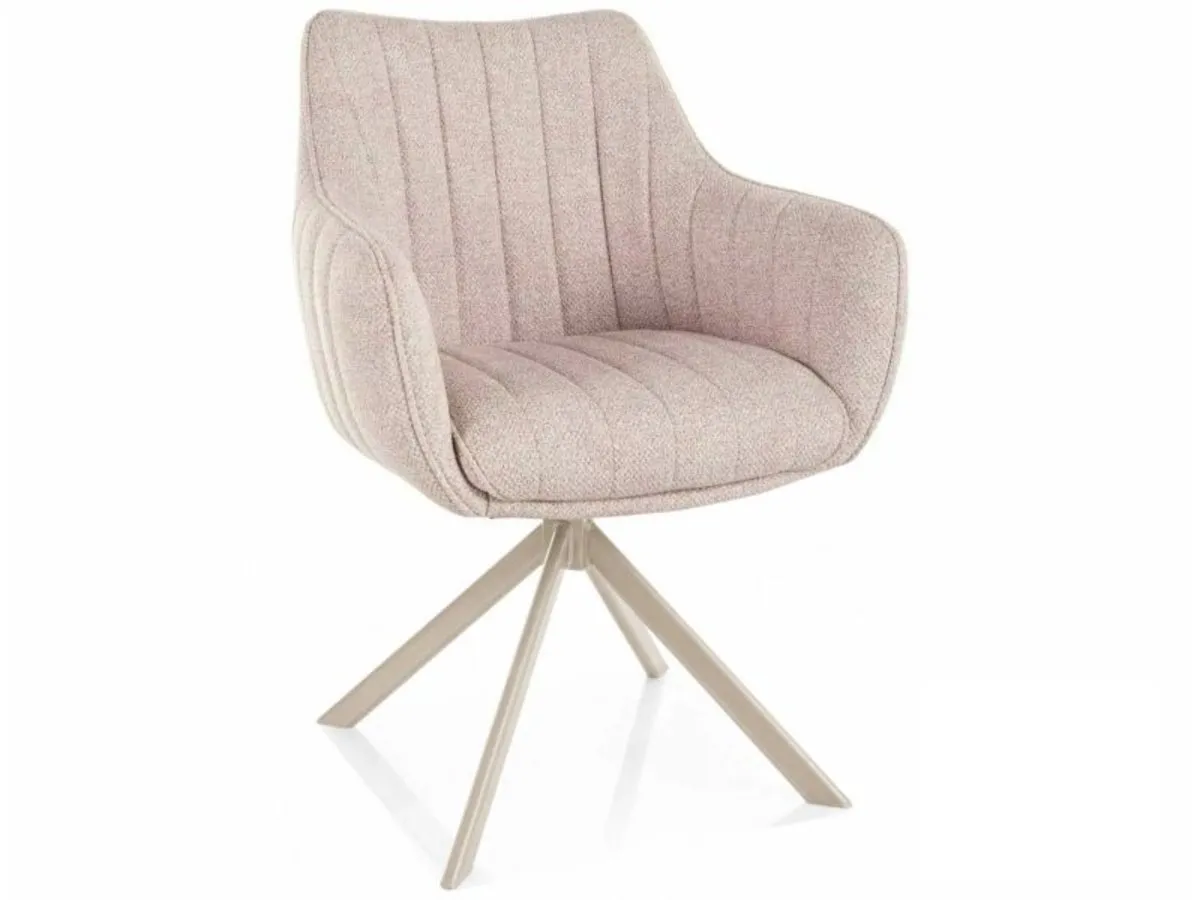 Chair AZALIA LEO cashmere frame/light beige 23