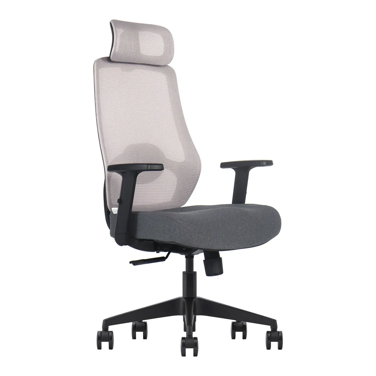 Swivel chair SPARK gray fabric/black frame