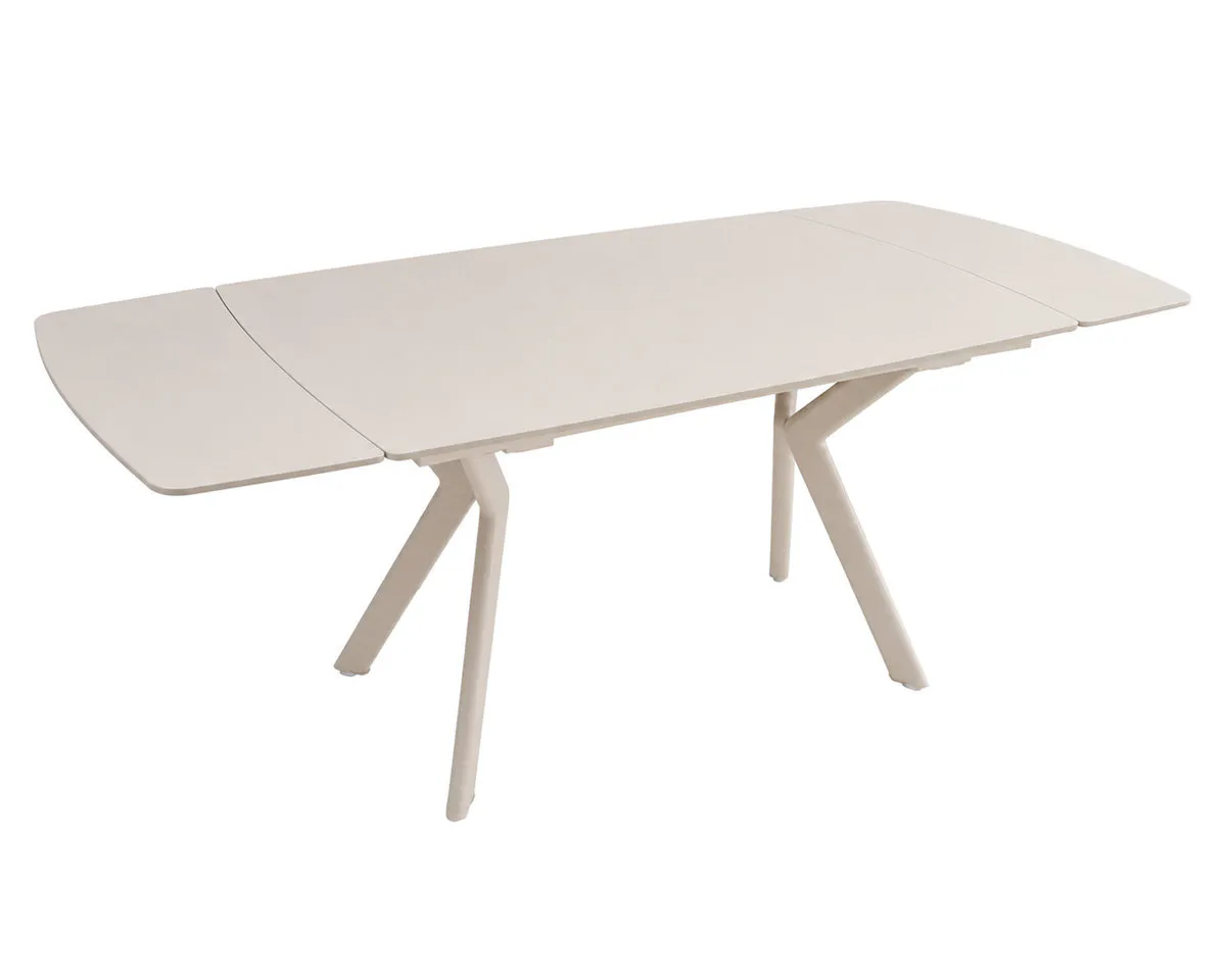 Table NOREEN CERAMIC 140(200)*80 white/cashmere