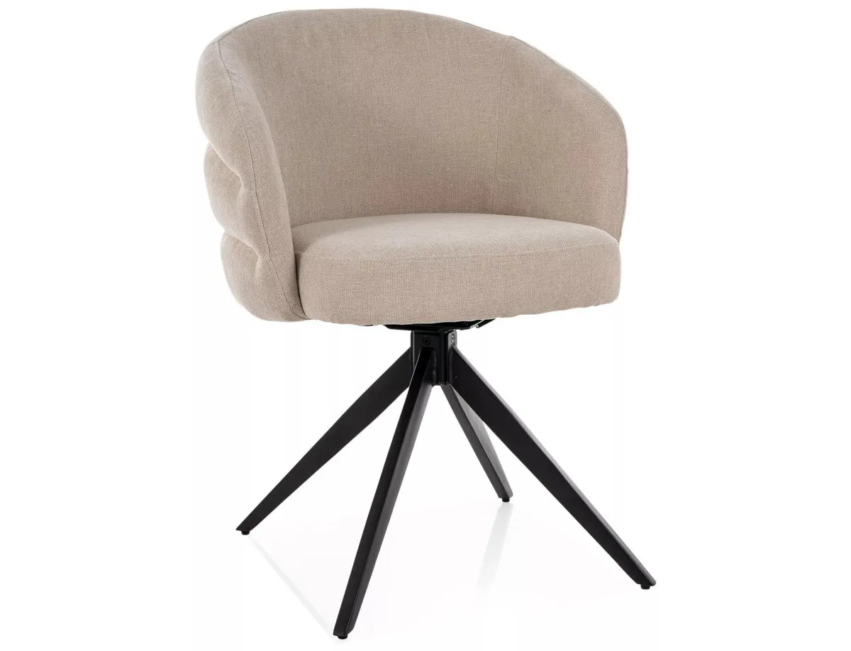 ORES chair black frame/light beige TAP.251