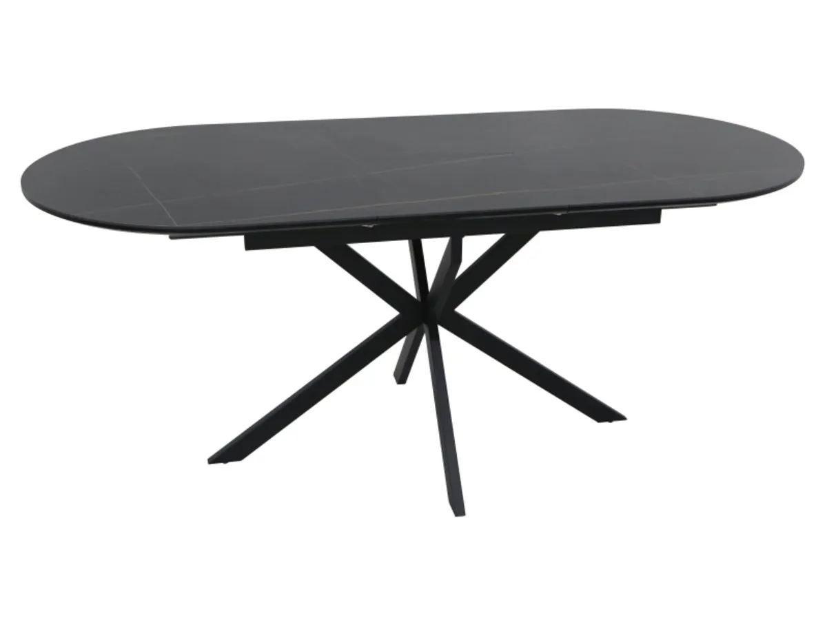 Table GASTON CERAMIC 140(180)*80 black