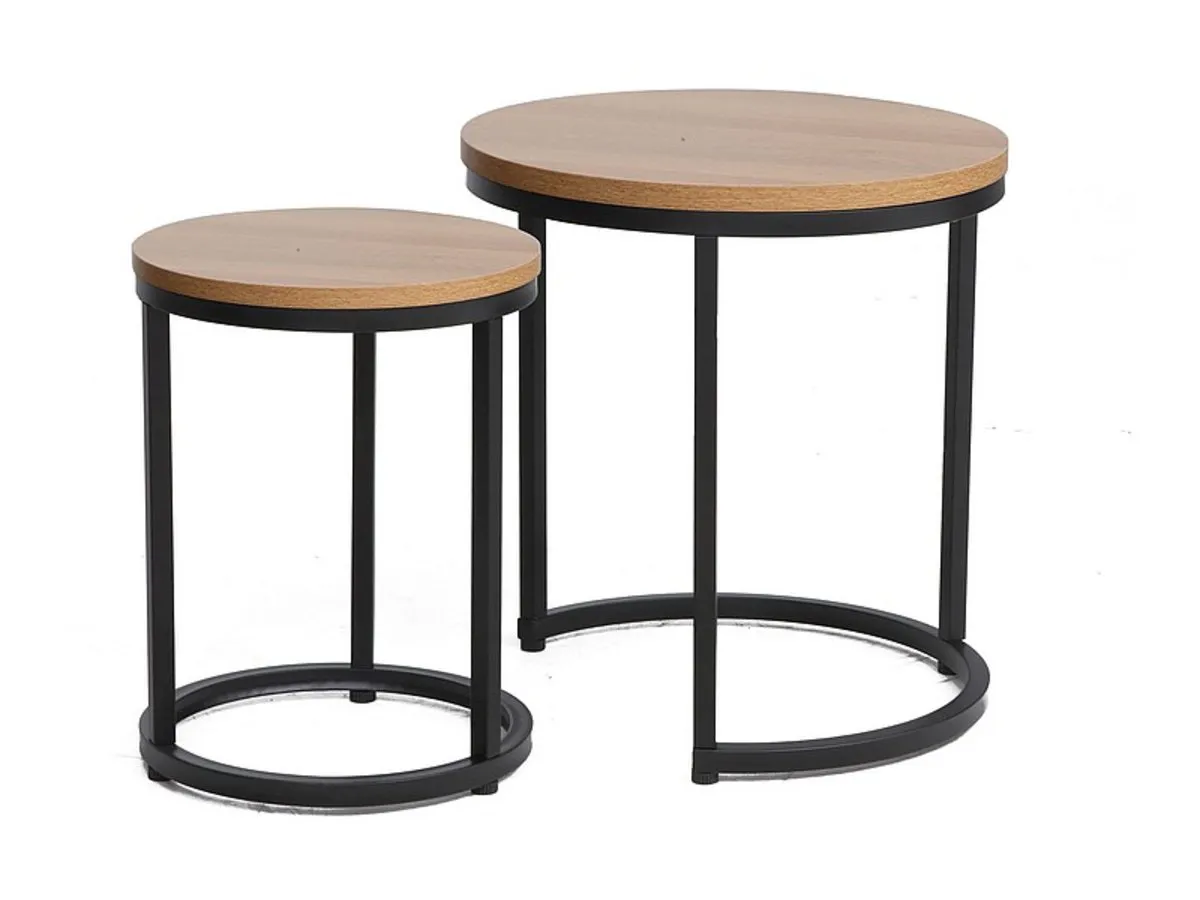 Coffee table HOLA oak/black (k-kt)