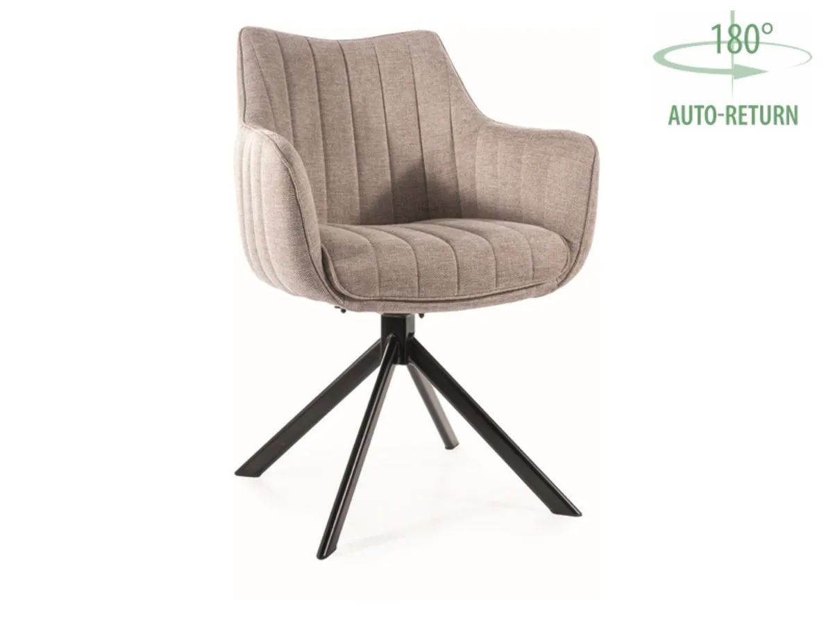 Chair AZALIA BREGO black frame/sacred beige 31