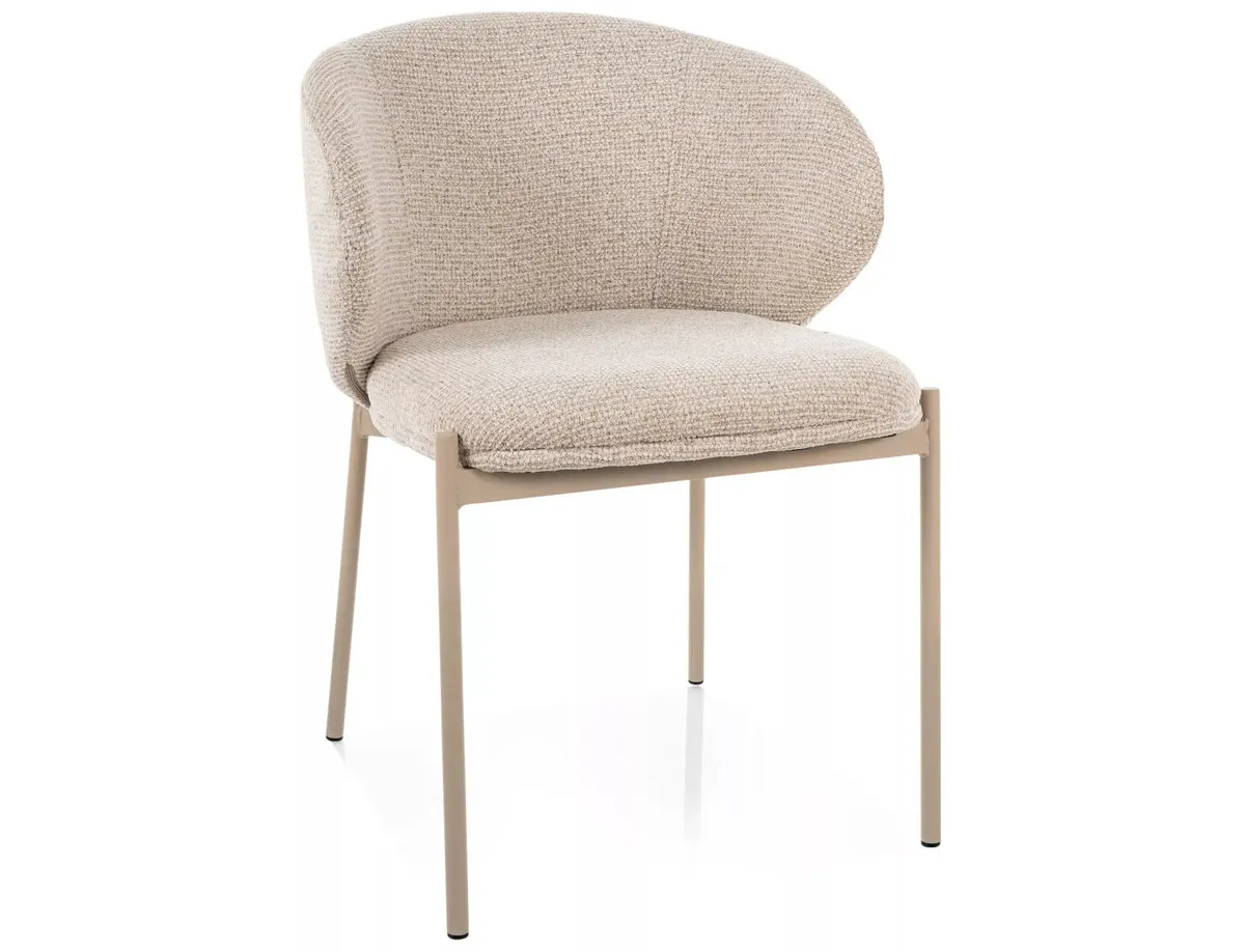 Chair KIOTO cashmere frame/light beige TAP.255