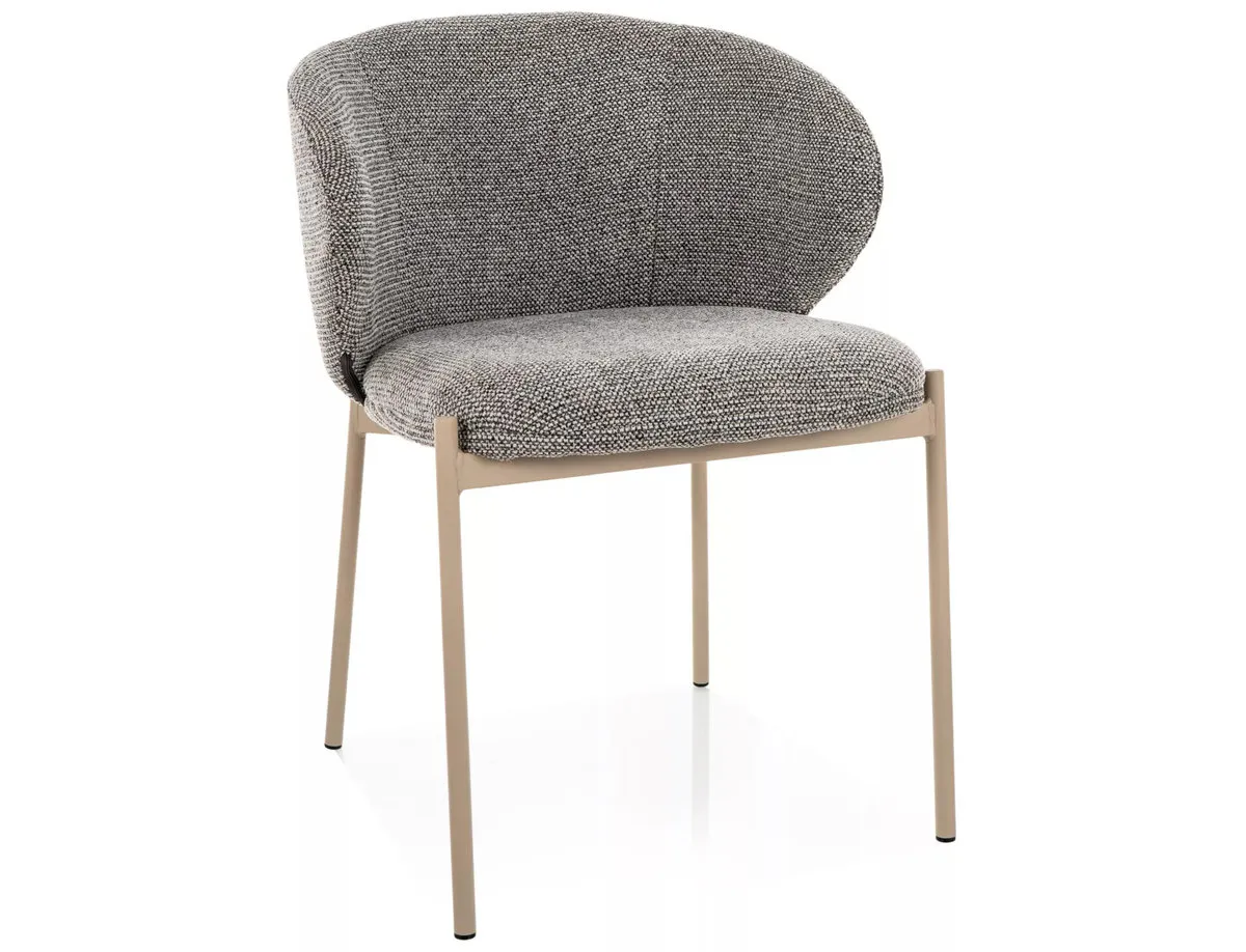 Chair KIOTO cashmere frame/gray TAP.254