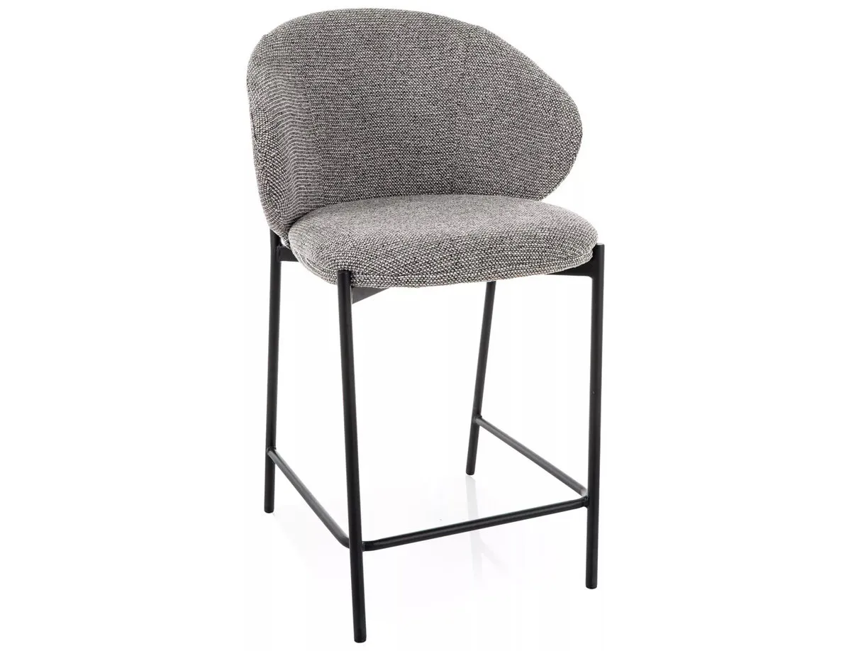 Bar stool KIOTO H-2 black frame/gray TAP.254