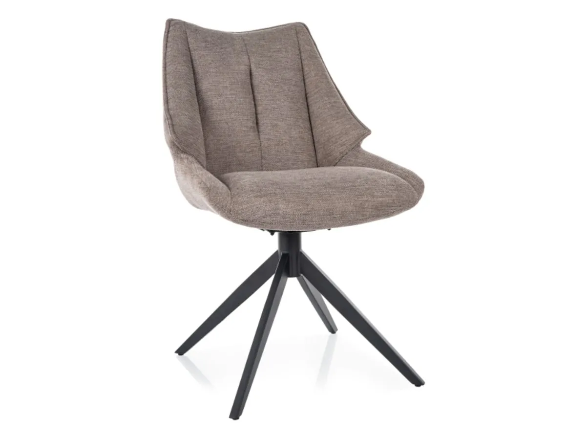 CODA BREGO chair black frame/beige 34