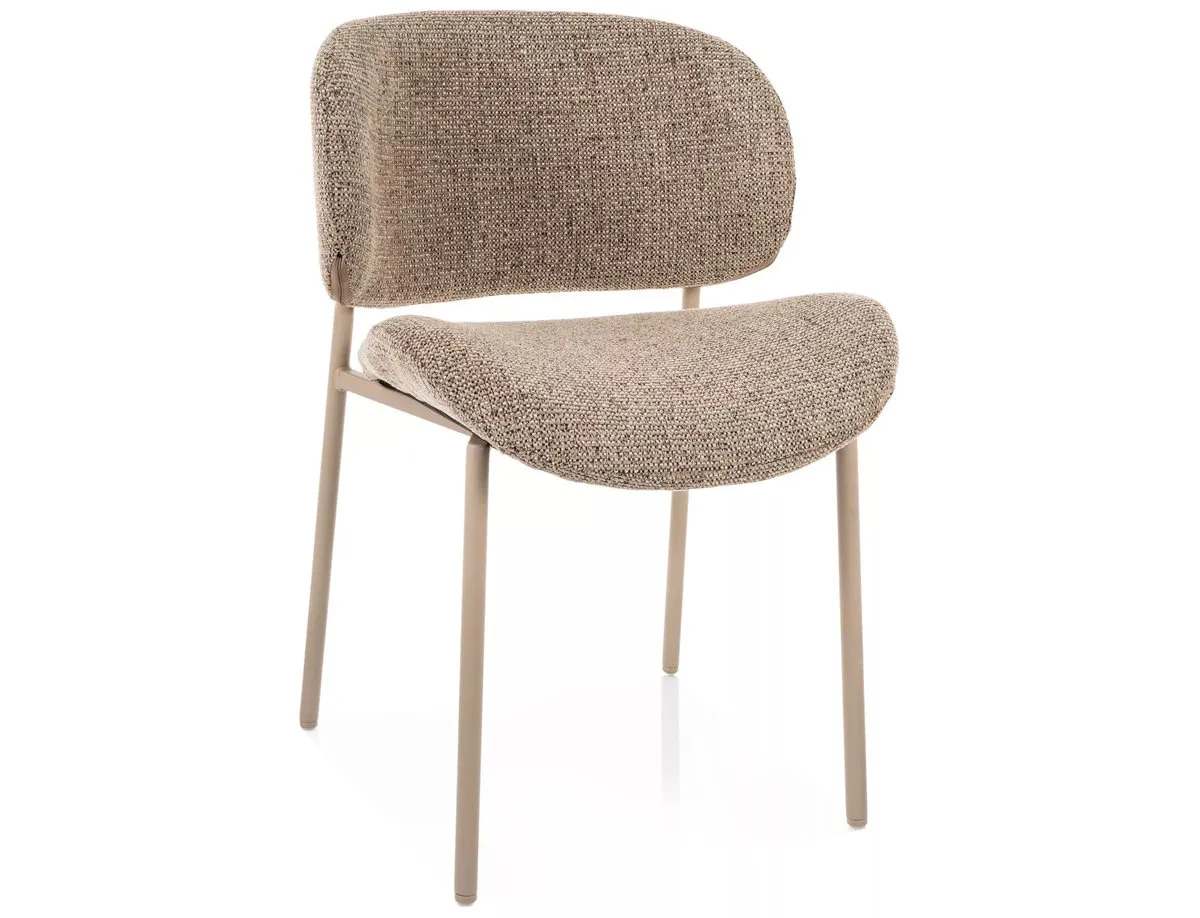 Chair KISO NOELLE cashmere frame/dark beige 33
