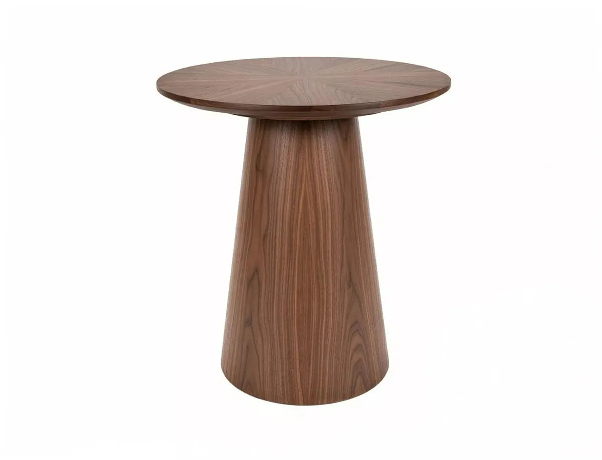 Coffee table ANGEL walnut d.45*50