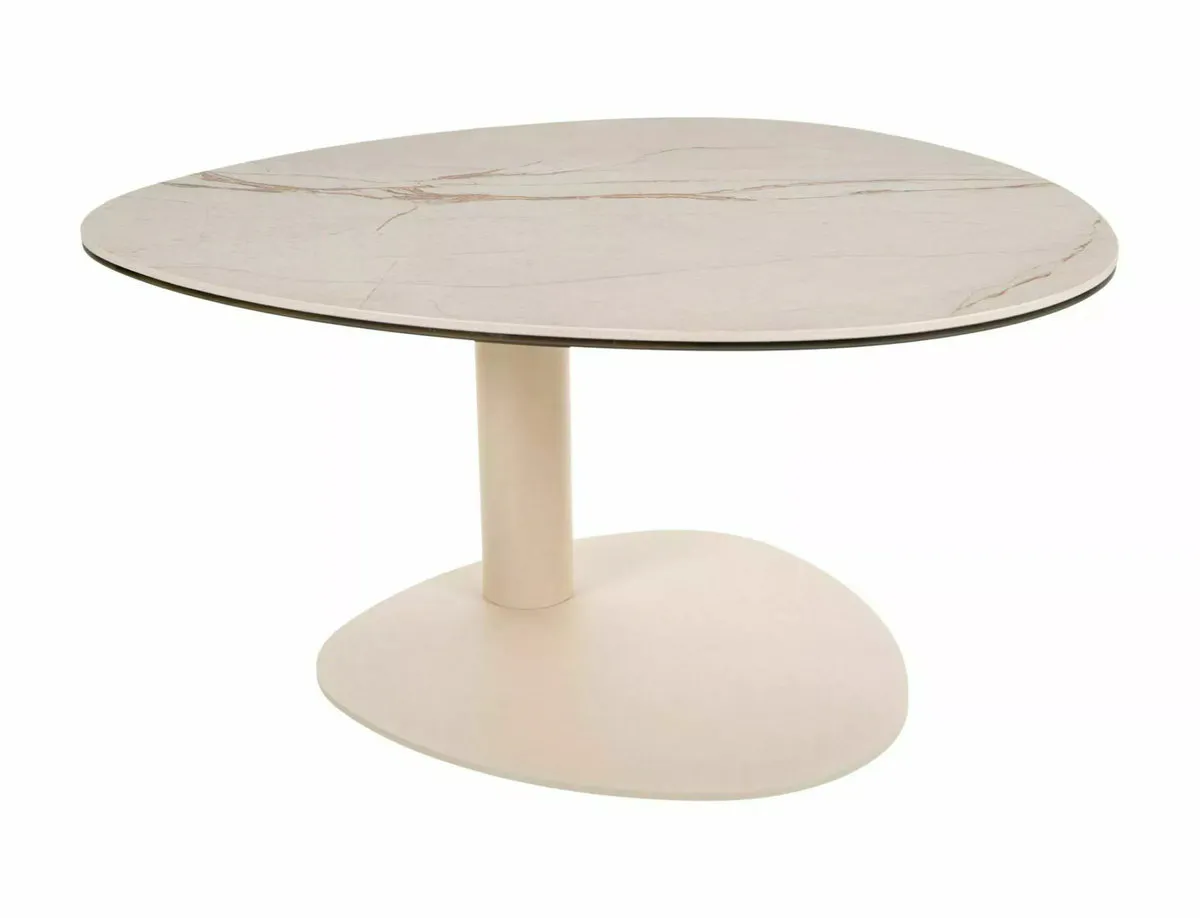 Coffee table CIAO A CERAMIC beige AMAZONIA/cashmere 74*74