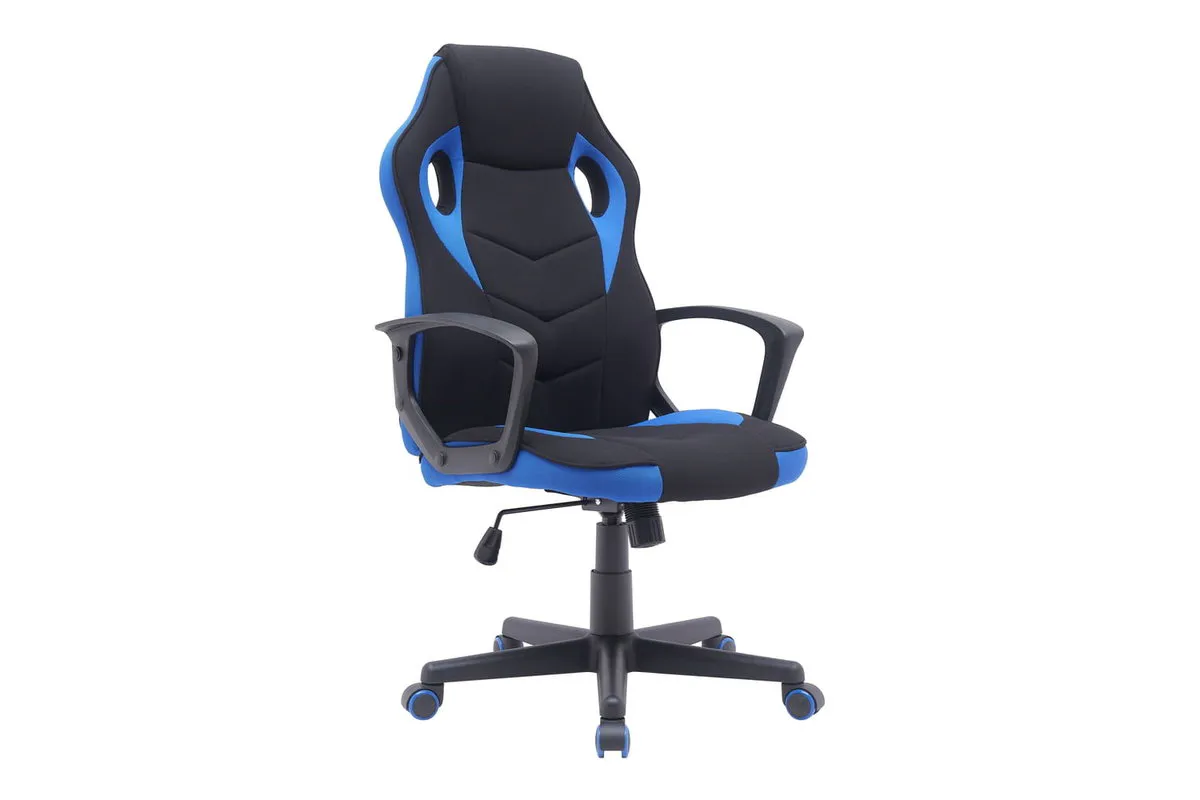 Swivel chair DAKAR black/blue