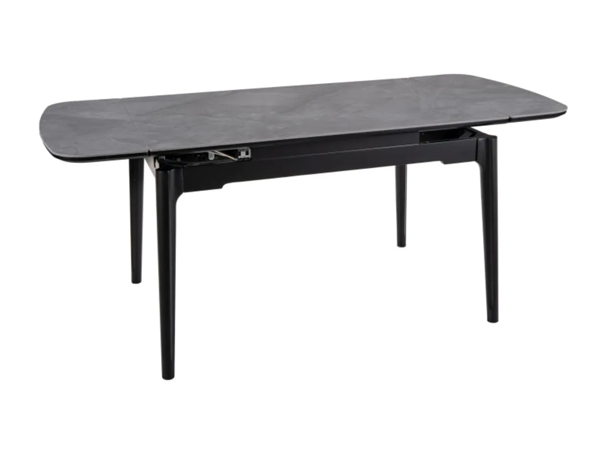 Table SENTO 120(180)*80 gray/black