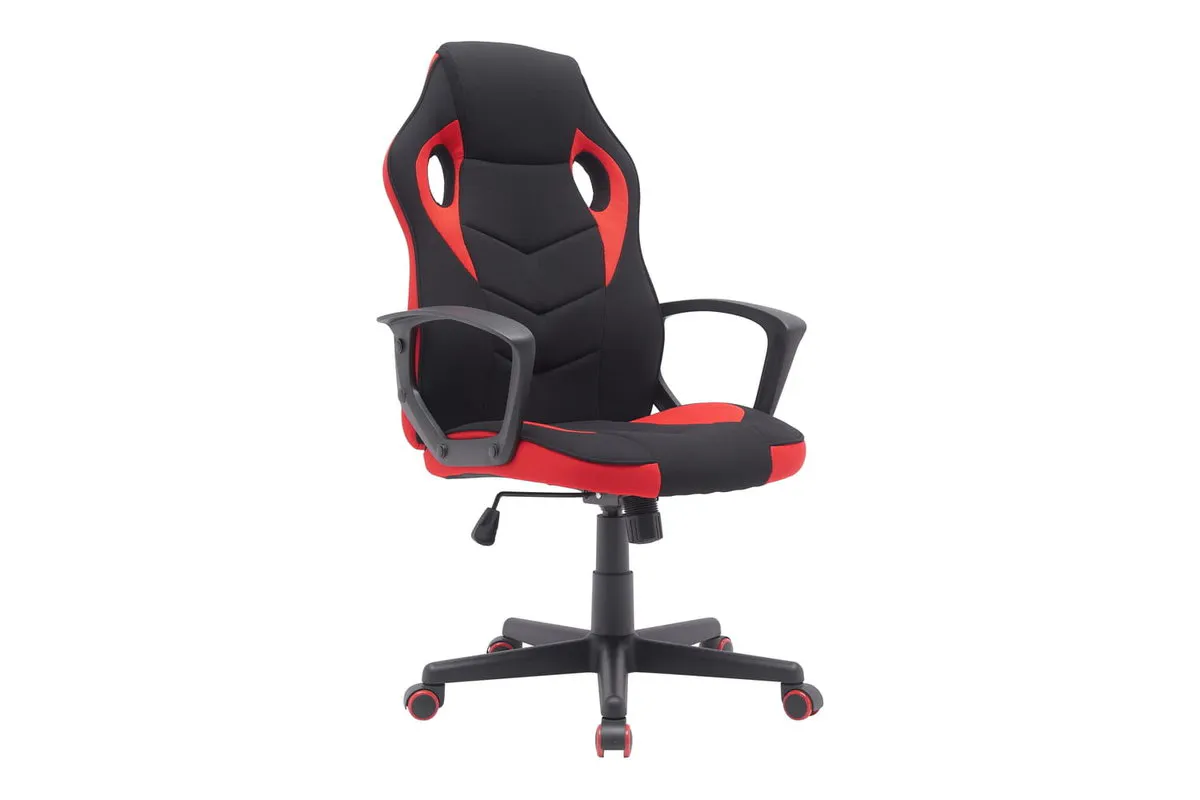 Swivel chair DAKAR black/red