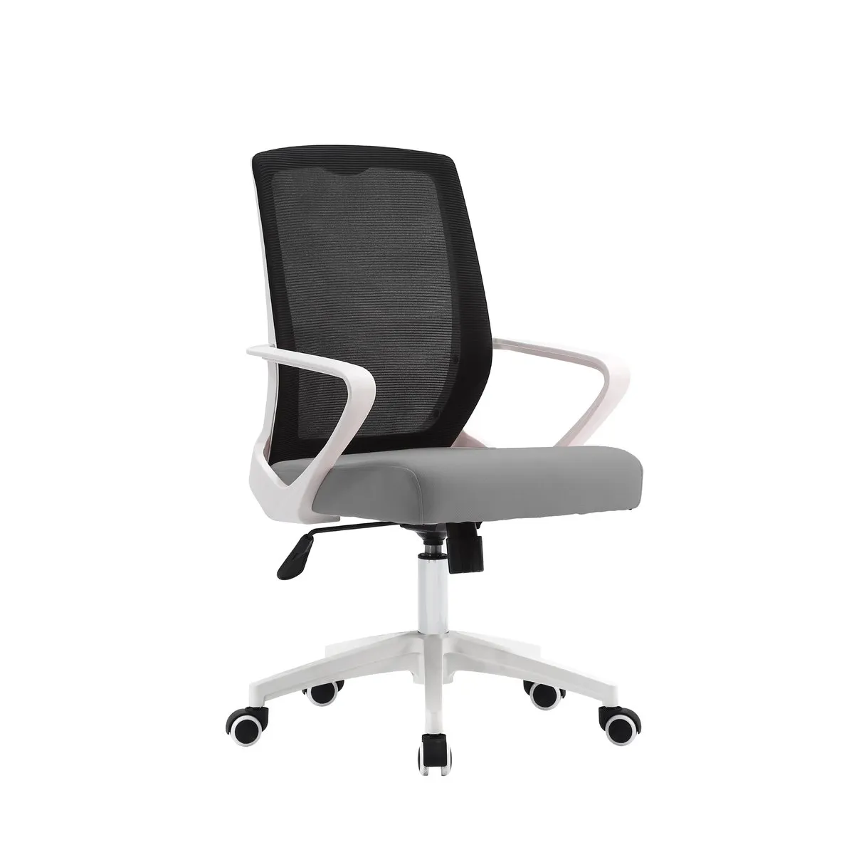 DIXY swivel chair black/gray/white frame