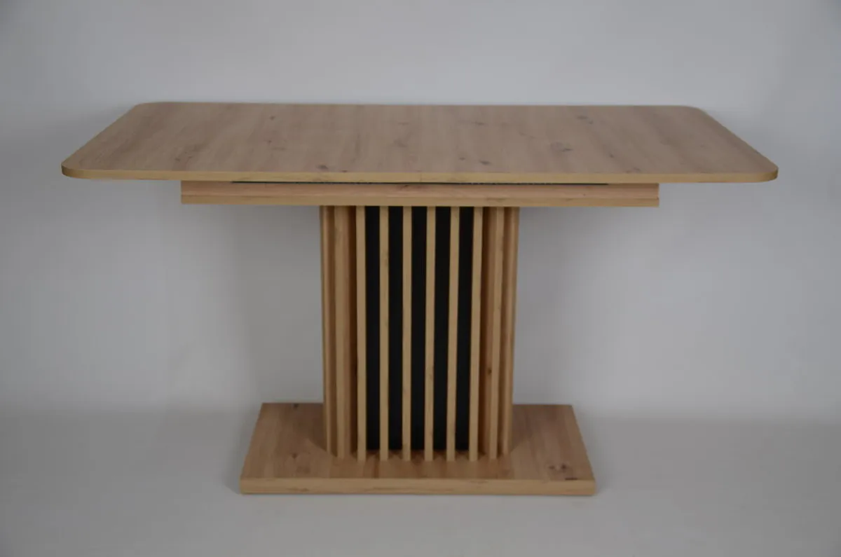 CASANDRA D/C table oak artisan/black