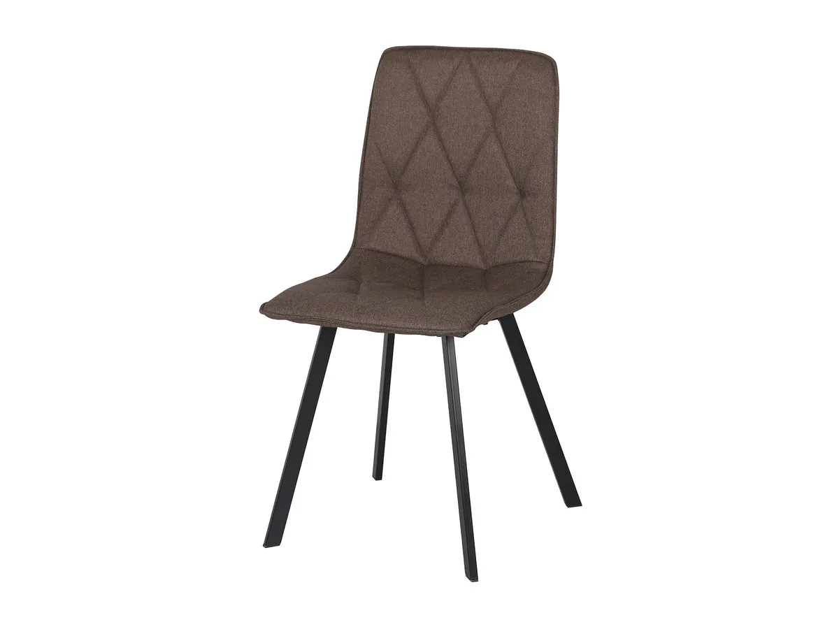 COREY TEX chair black frame/cappuccino tk.