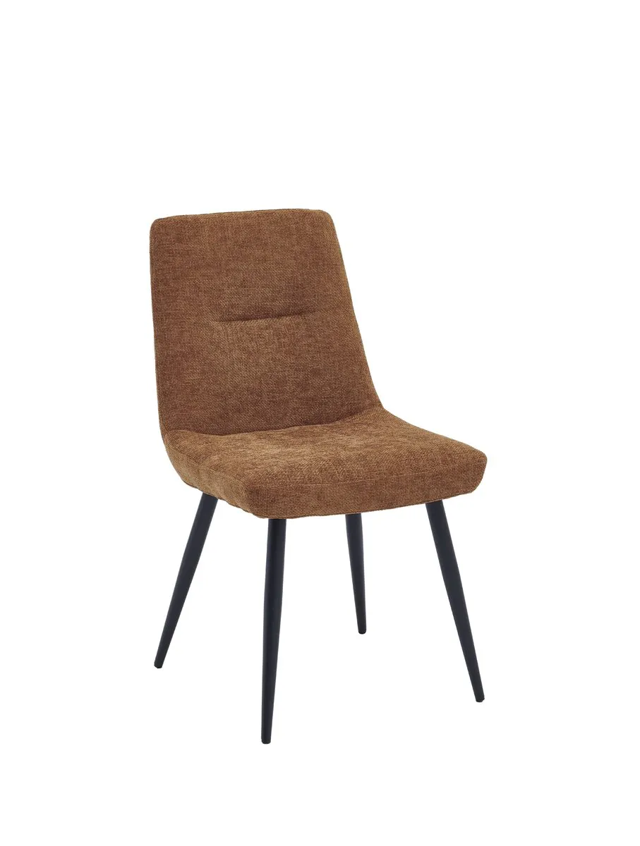Chair KIWI black frame/terracotta tk.