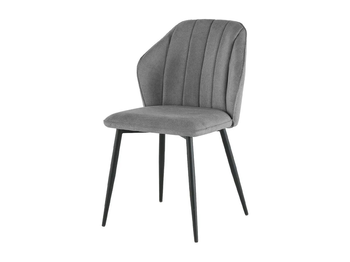 NEIL chair black frame/gray tk.