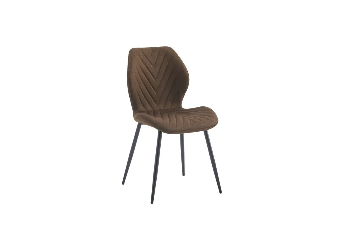 FLY chair black frame/brown tk.