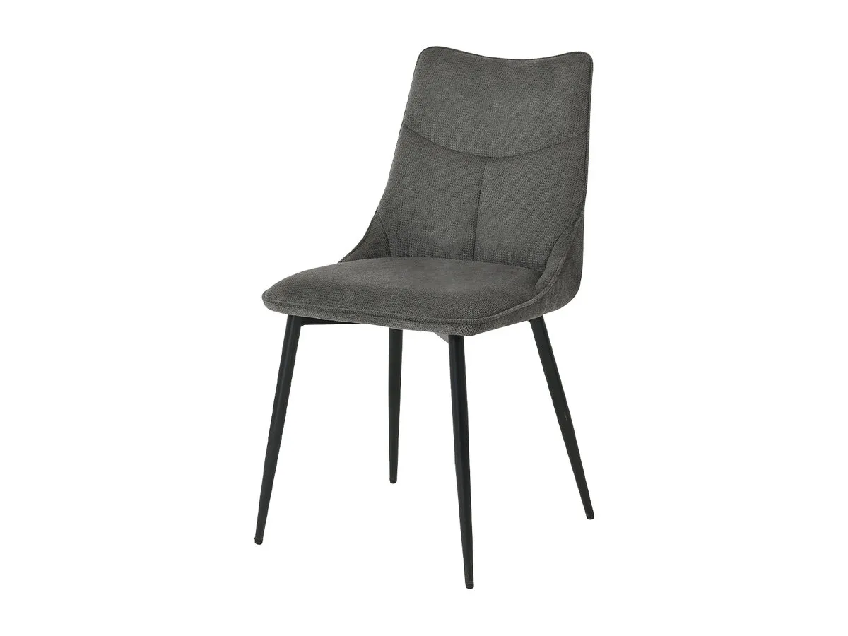 JUSTIN chair black frame/dark gray tk.