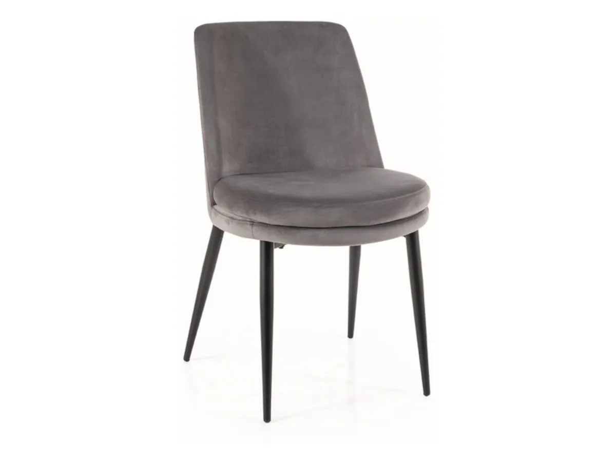 AVA chair black frame/grey