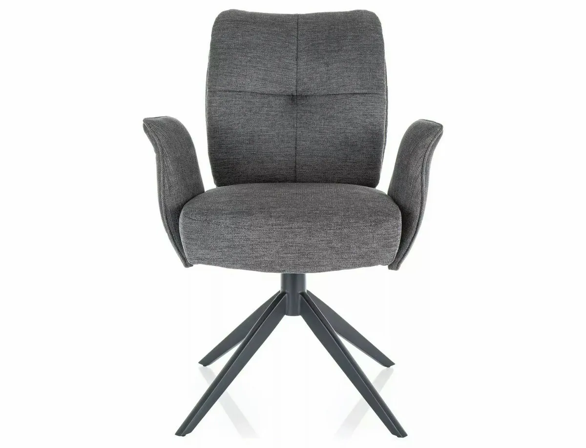 WING BREGO chair black frame/dark gray 18