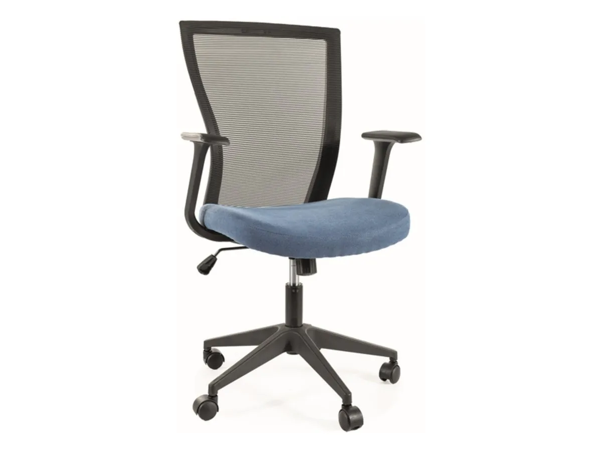 Swivel chair Q-328 black/blue