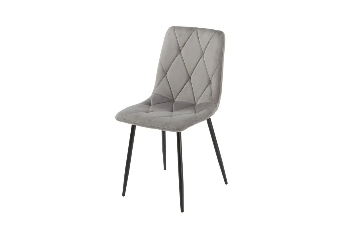 COREY chair black frame/gray
