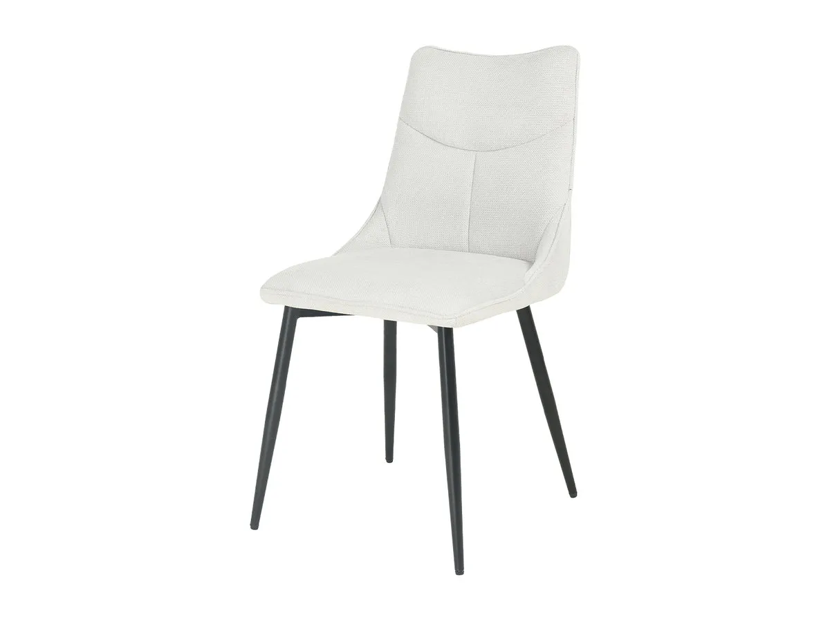 JUSTIN chair black frame/light gray tk.