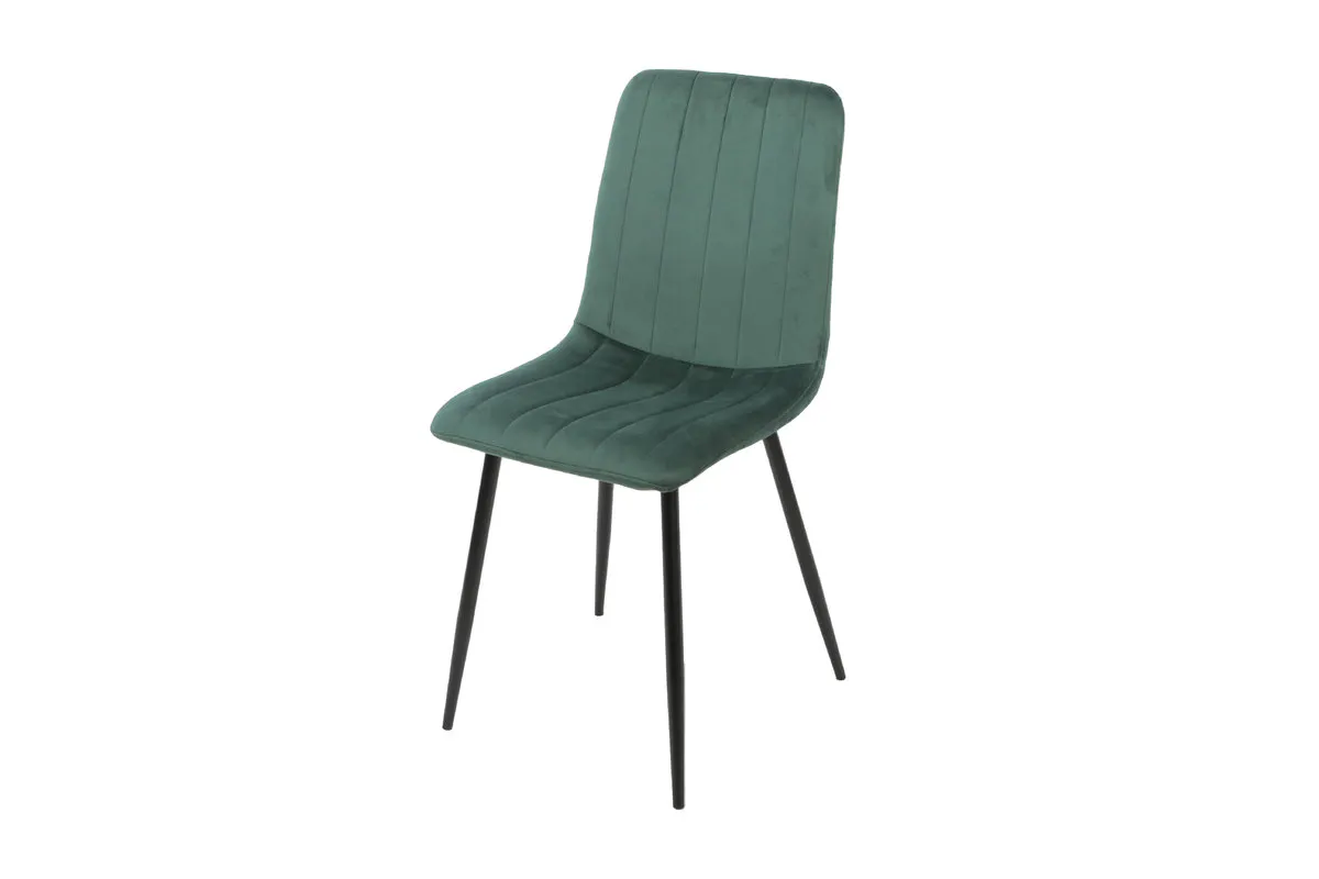 Chair ETHAN black frame/green