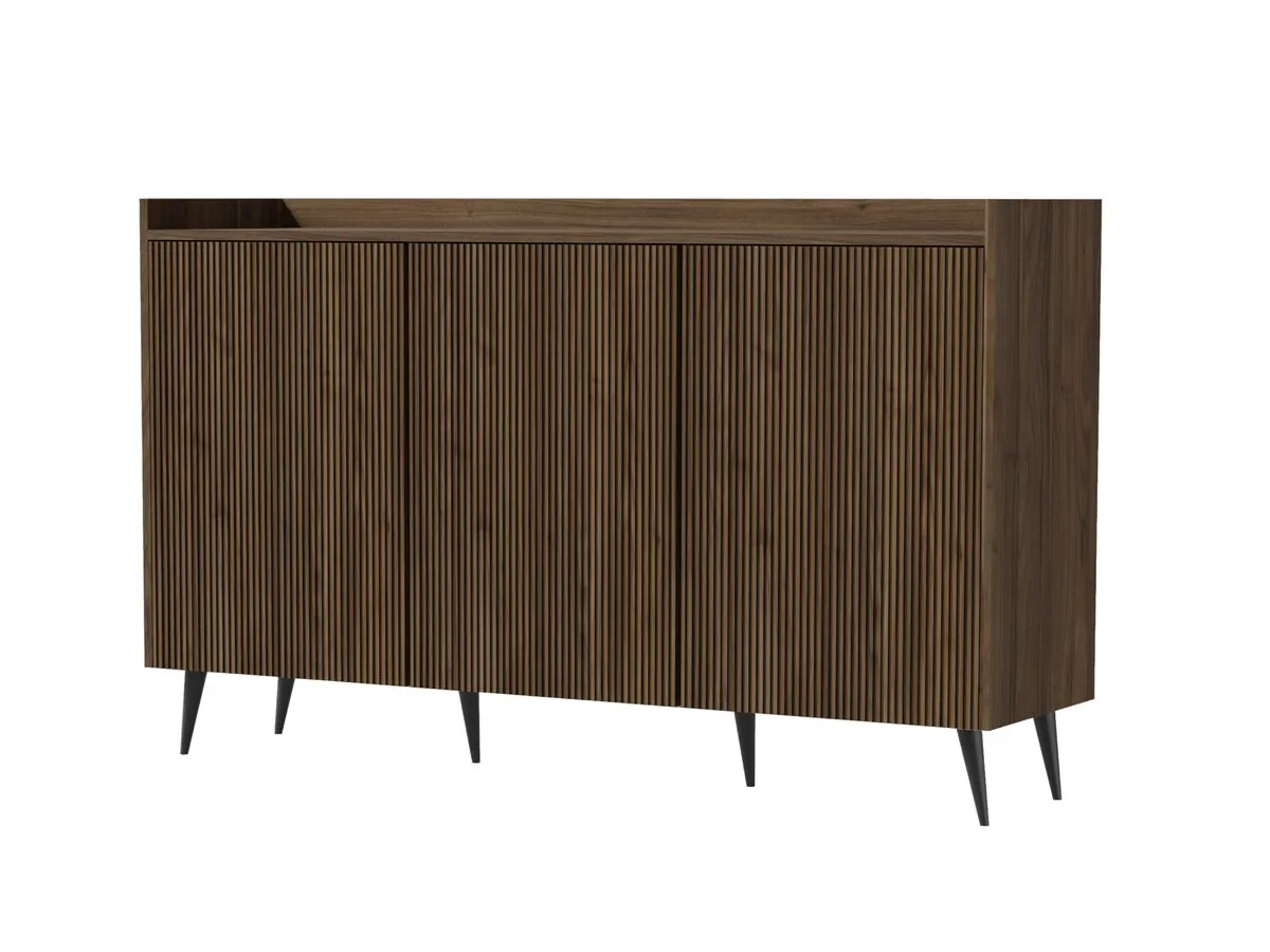 Chest of drawers ADEMO REG 2 walnut/walnut