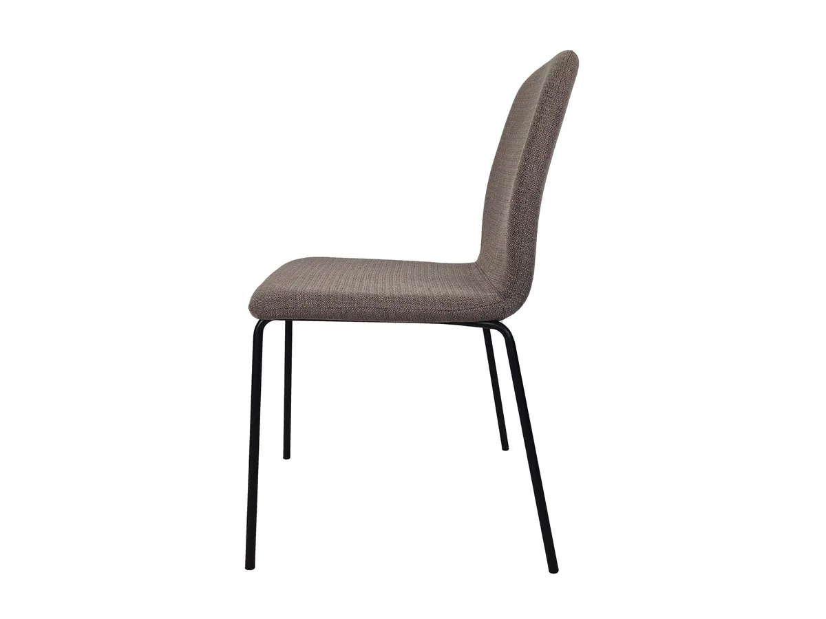 Chair NAVY chair black frame/gray tk.