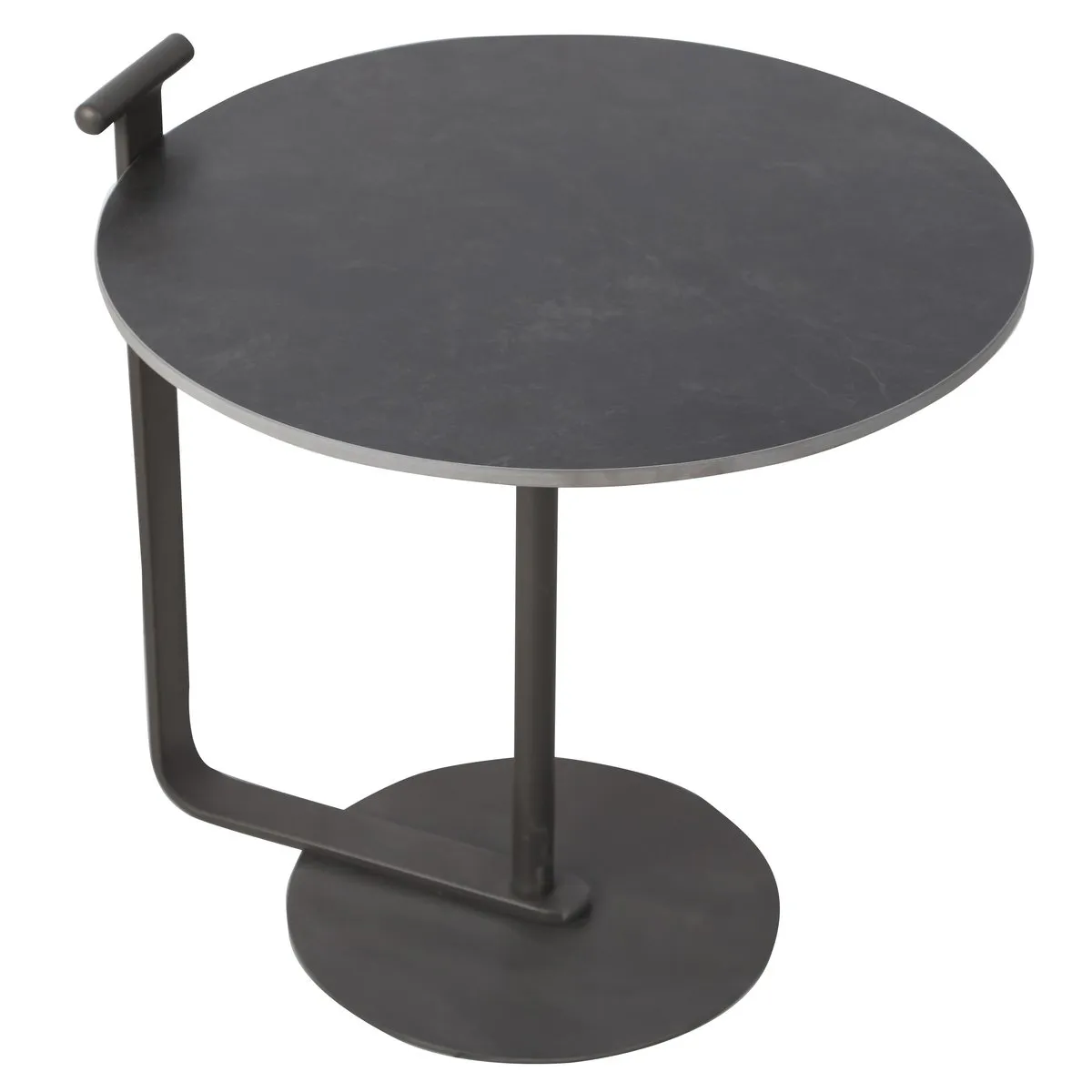 Coffee table DAKOTA gray mat/black