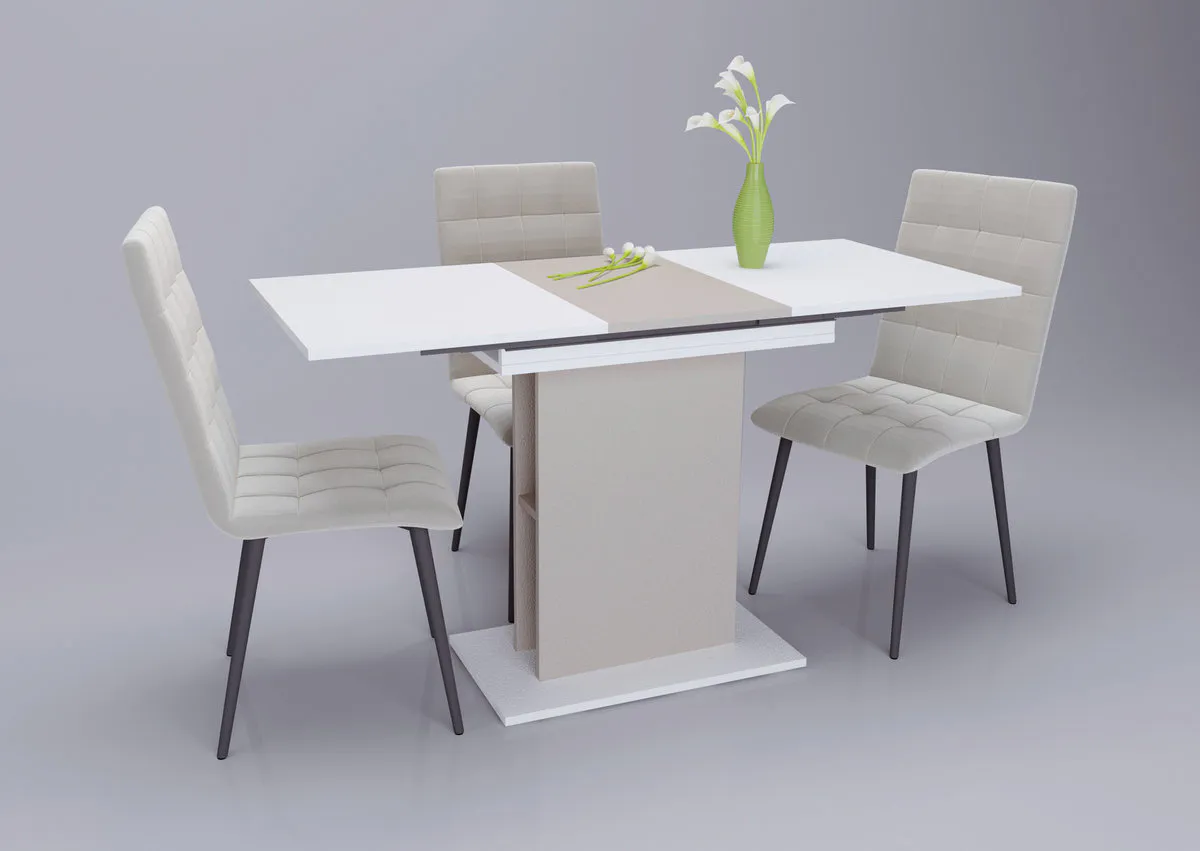STOUN B/L table white alaska/latte