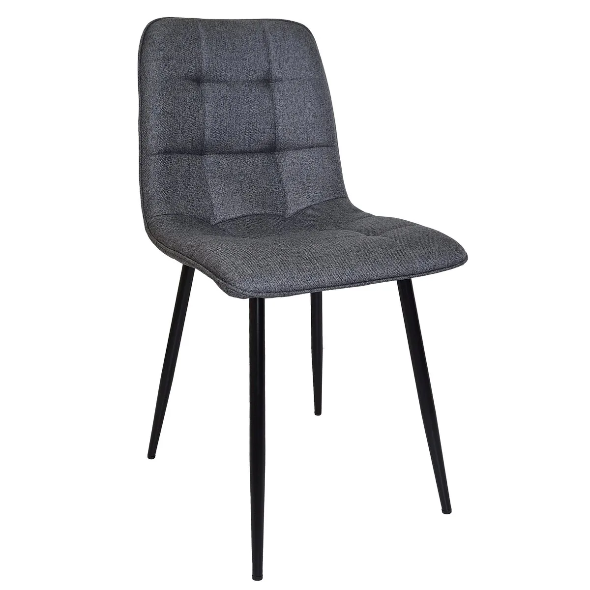Chair MIA TEX black frame/gray
