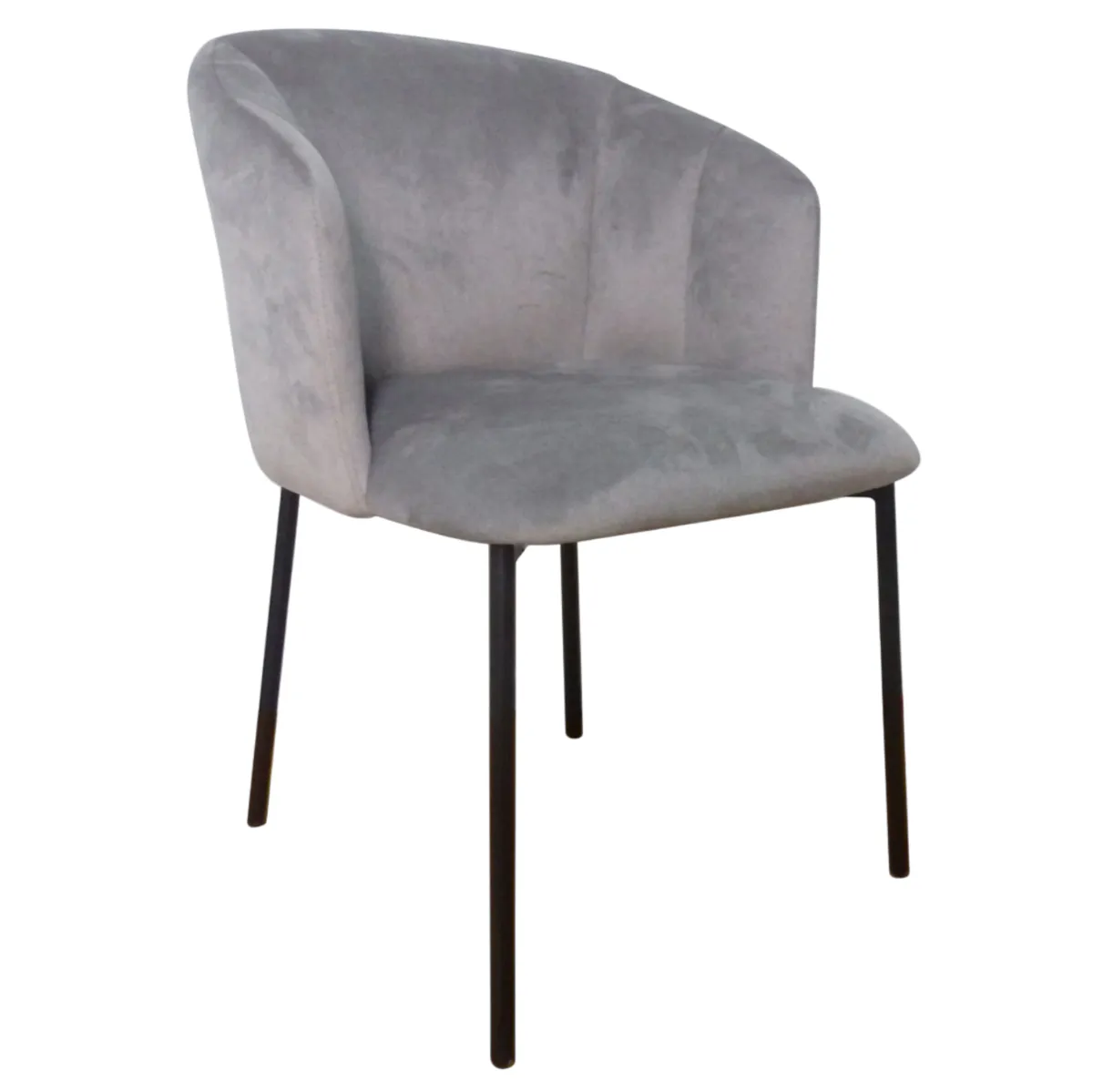 Chair DORA chair black frame/gray tk.