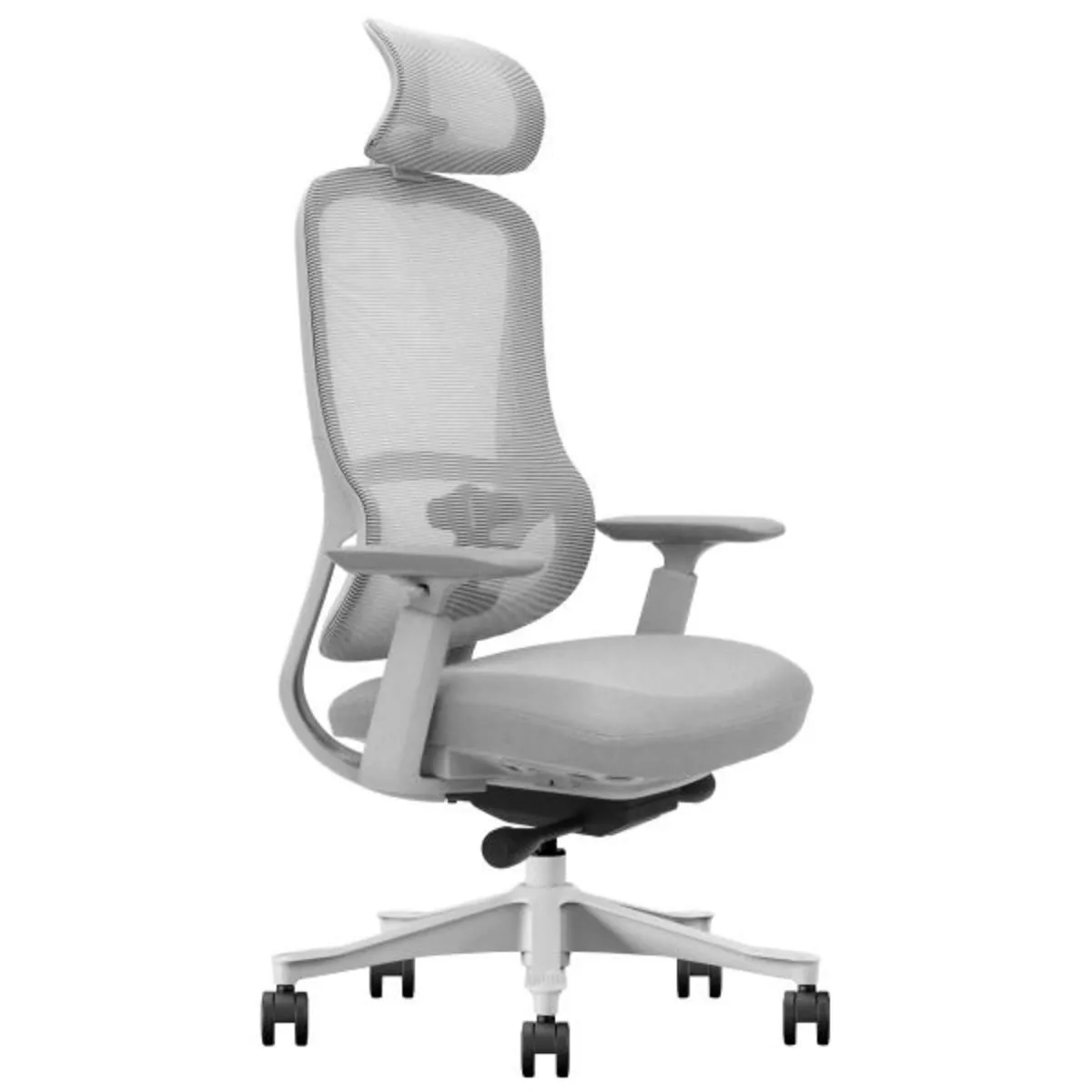 Swivel chair OMAR gray fabric/gray frame