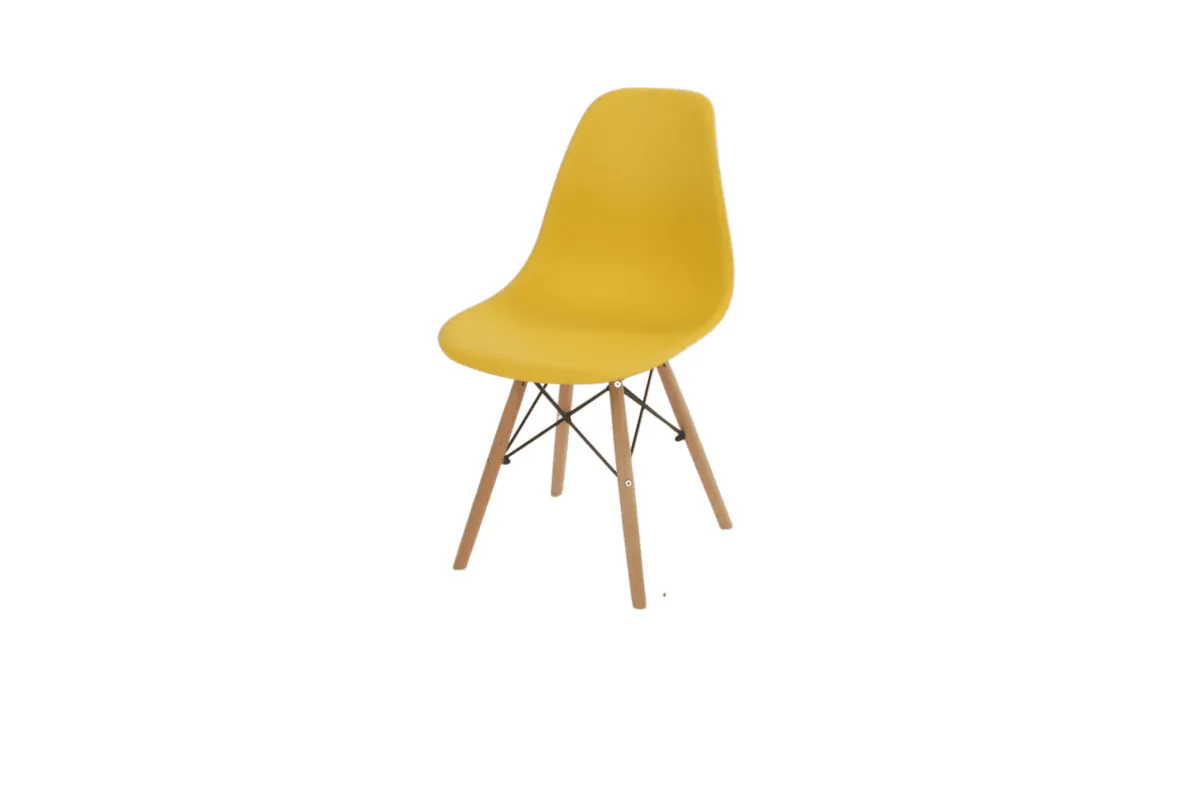 Chair ELIOT beech frame/yellow