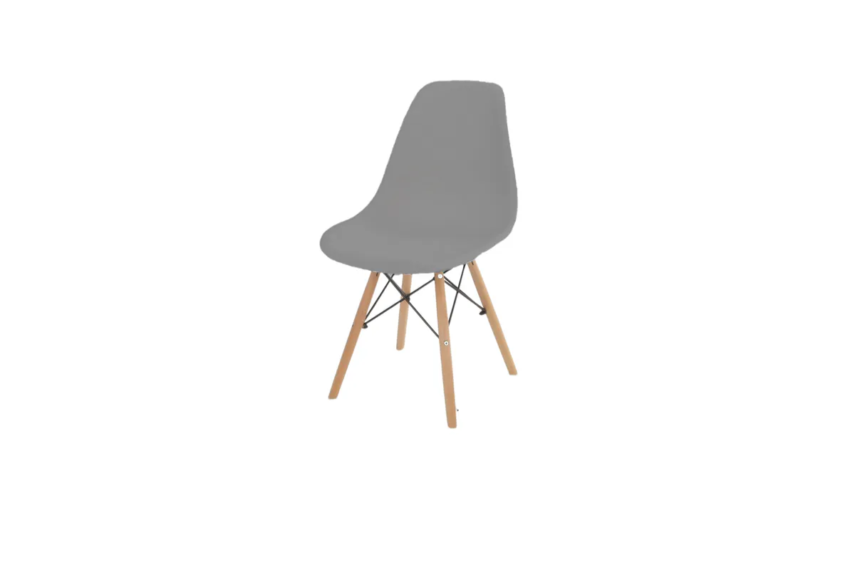 Chair ELIOT beech frame/gray