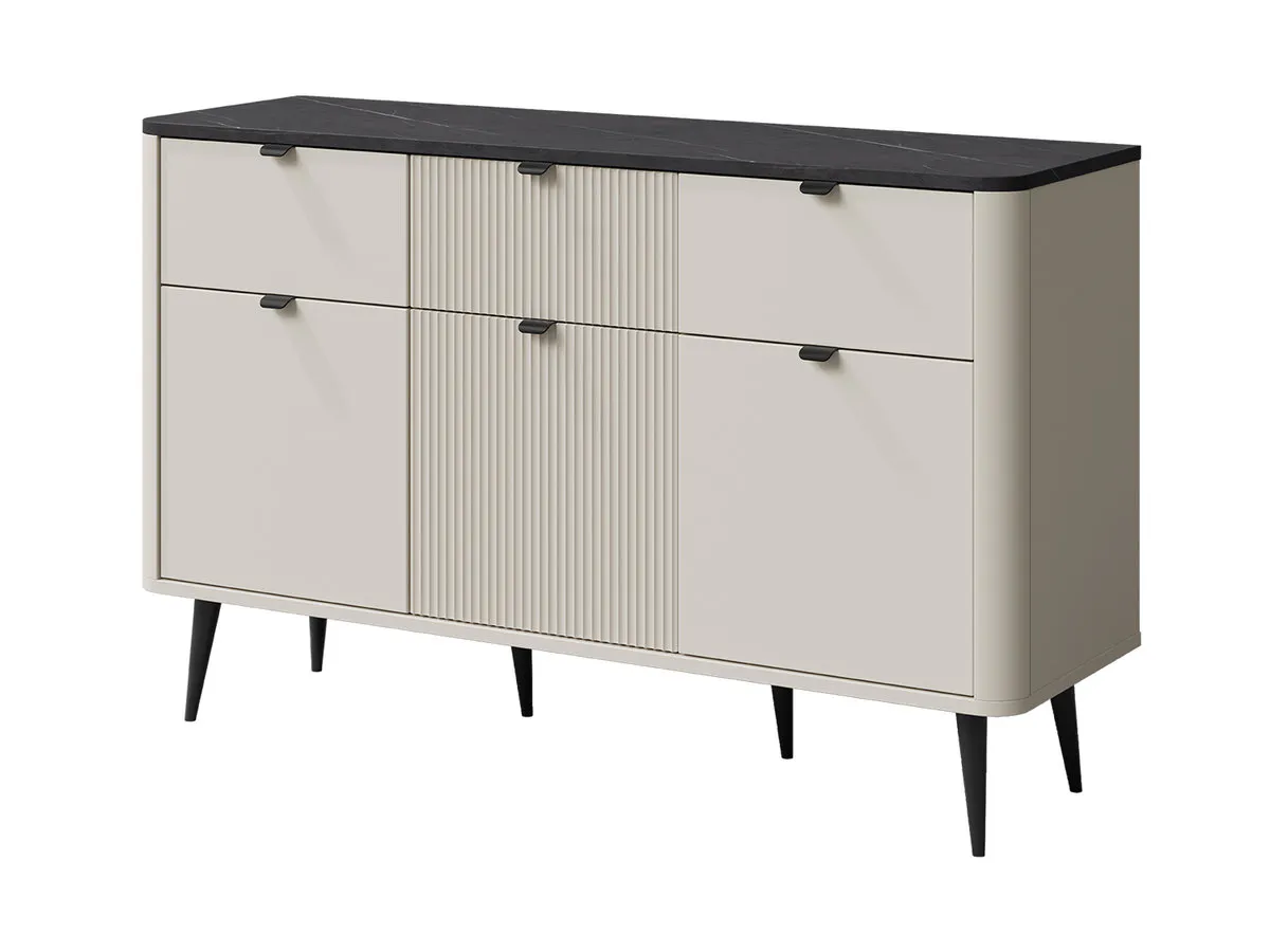 Chest of drawers MARLY REG 10 cashmere/grey stone