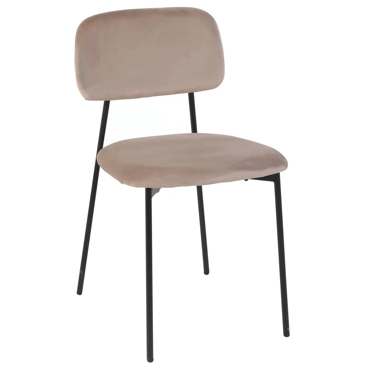 MILO chair black frame/dark beige