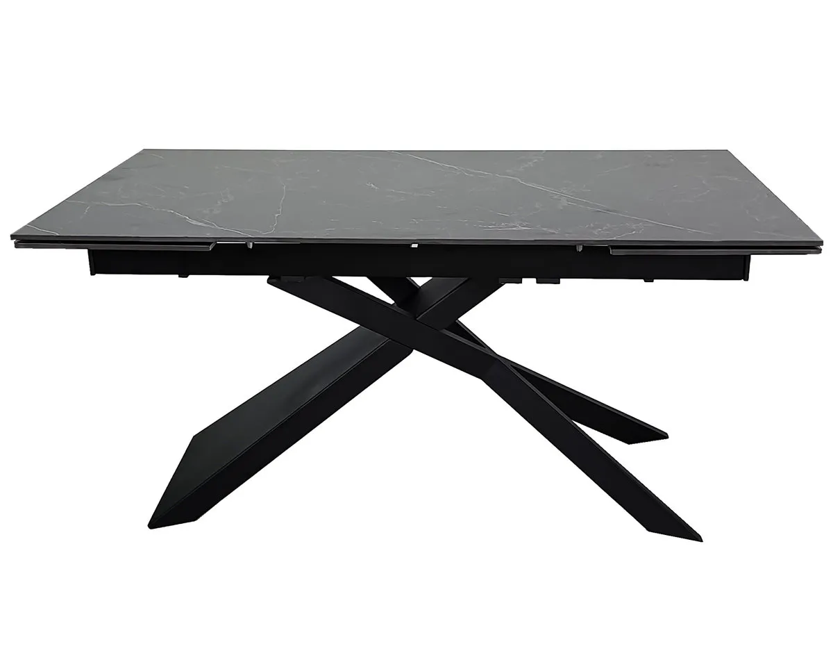 Table MADISON CERAMIC 160(240)*90 black mat/black