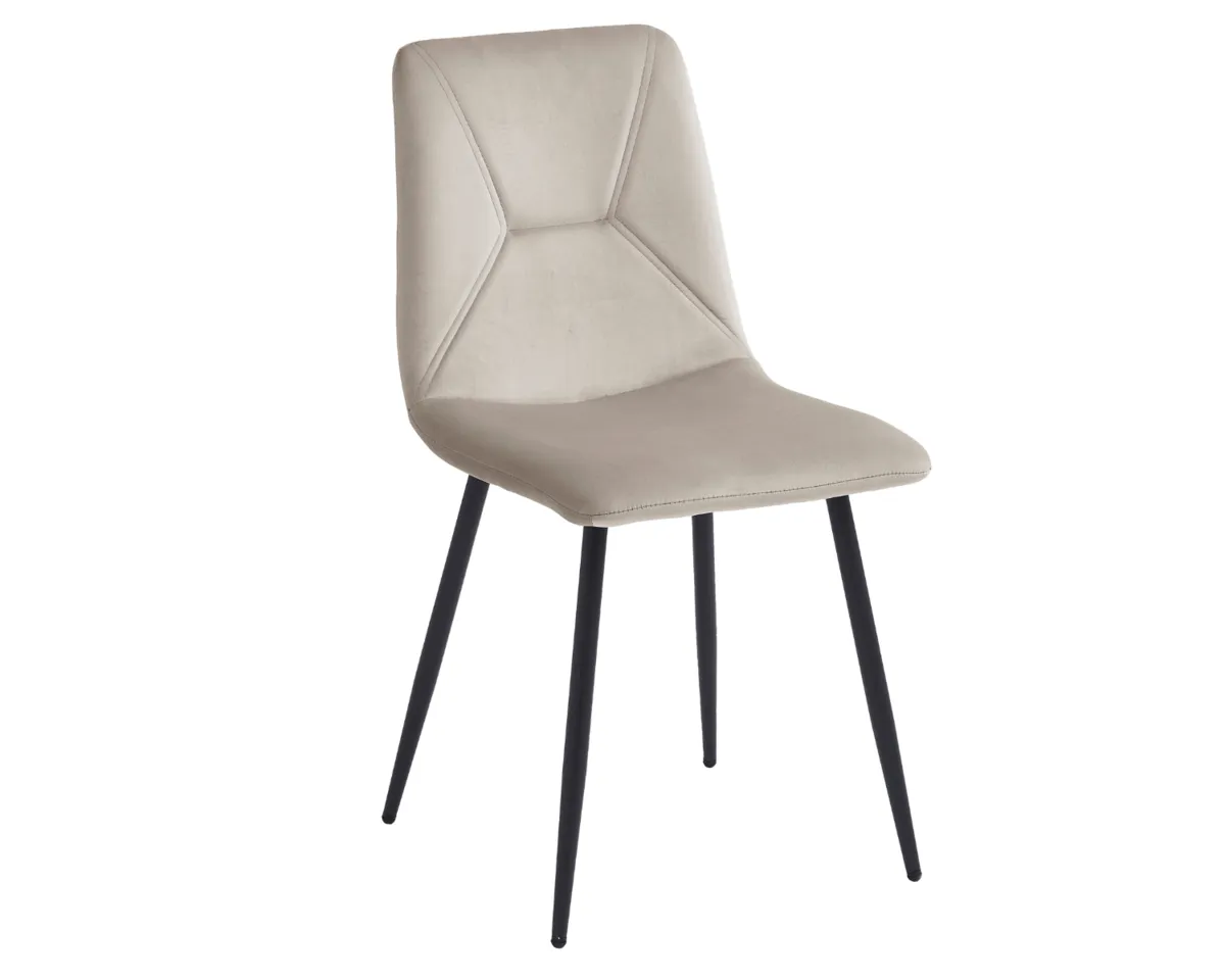 MARK chair black frame/beige