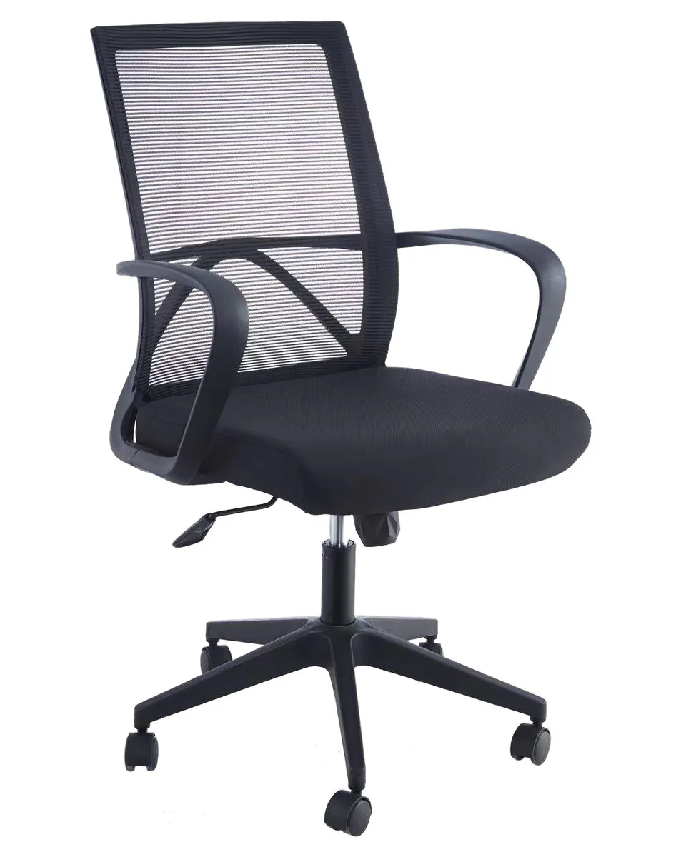 Swivel chair PAUL black/black frame