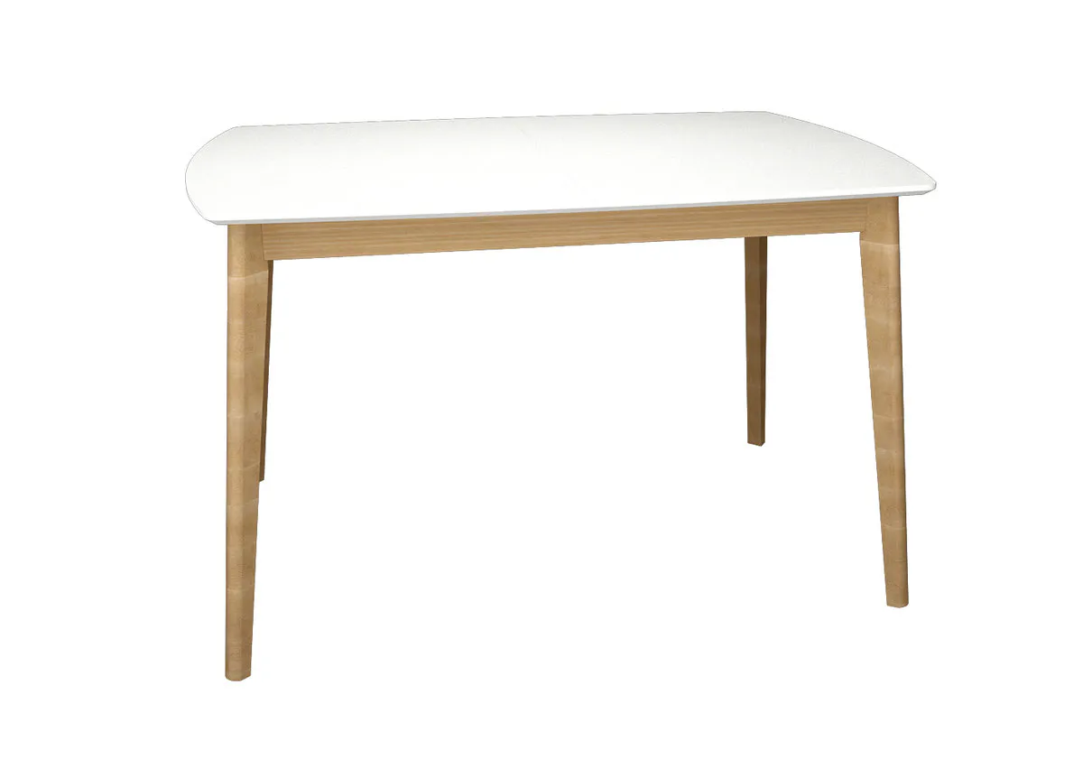 EXEN table 120*80 wood/white