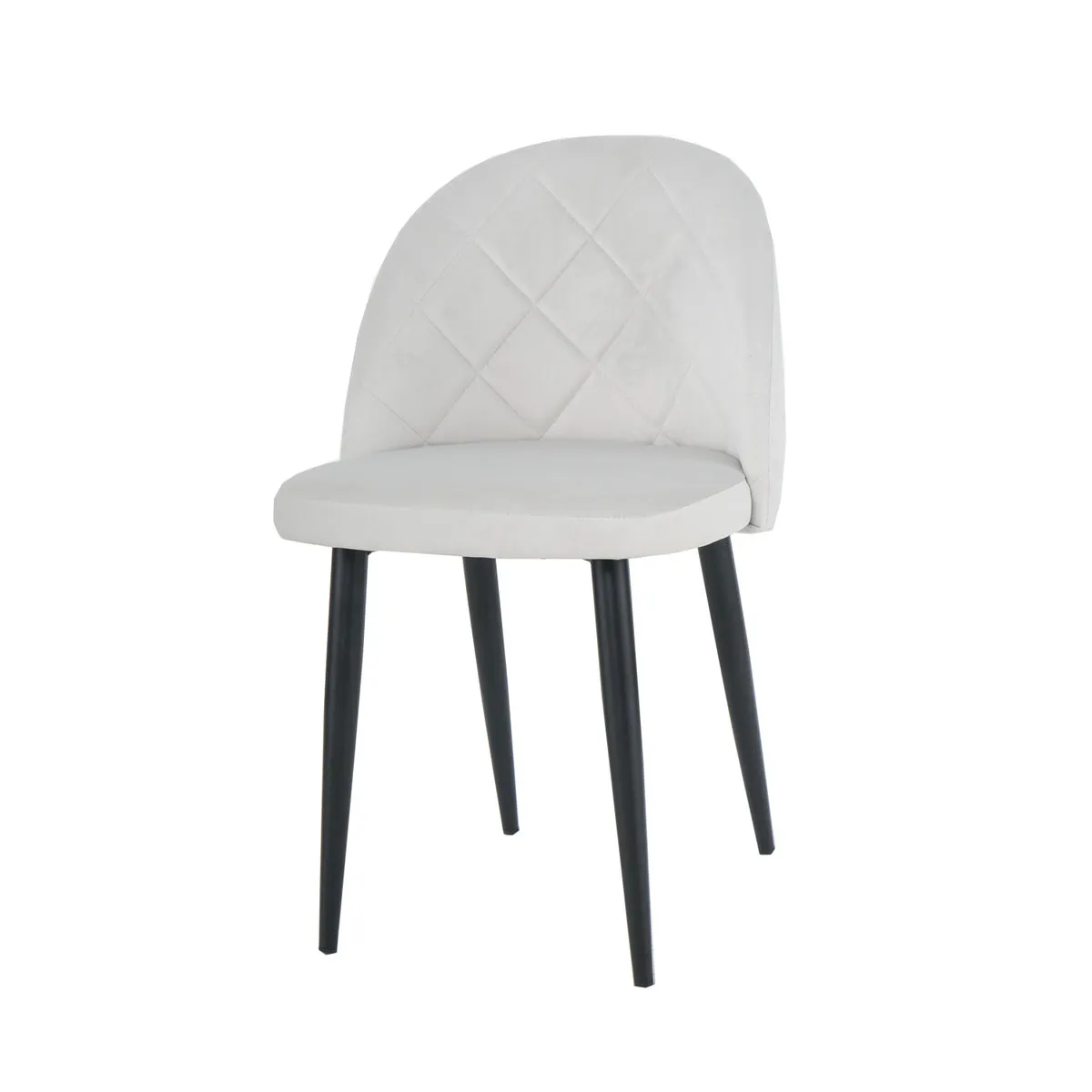 LULU chair black frame/light gray