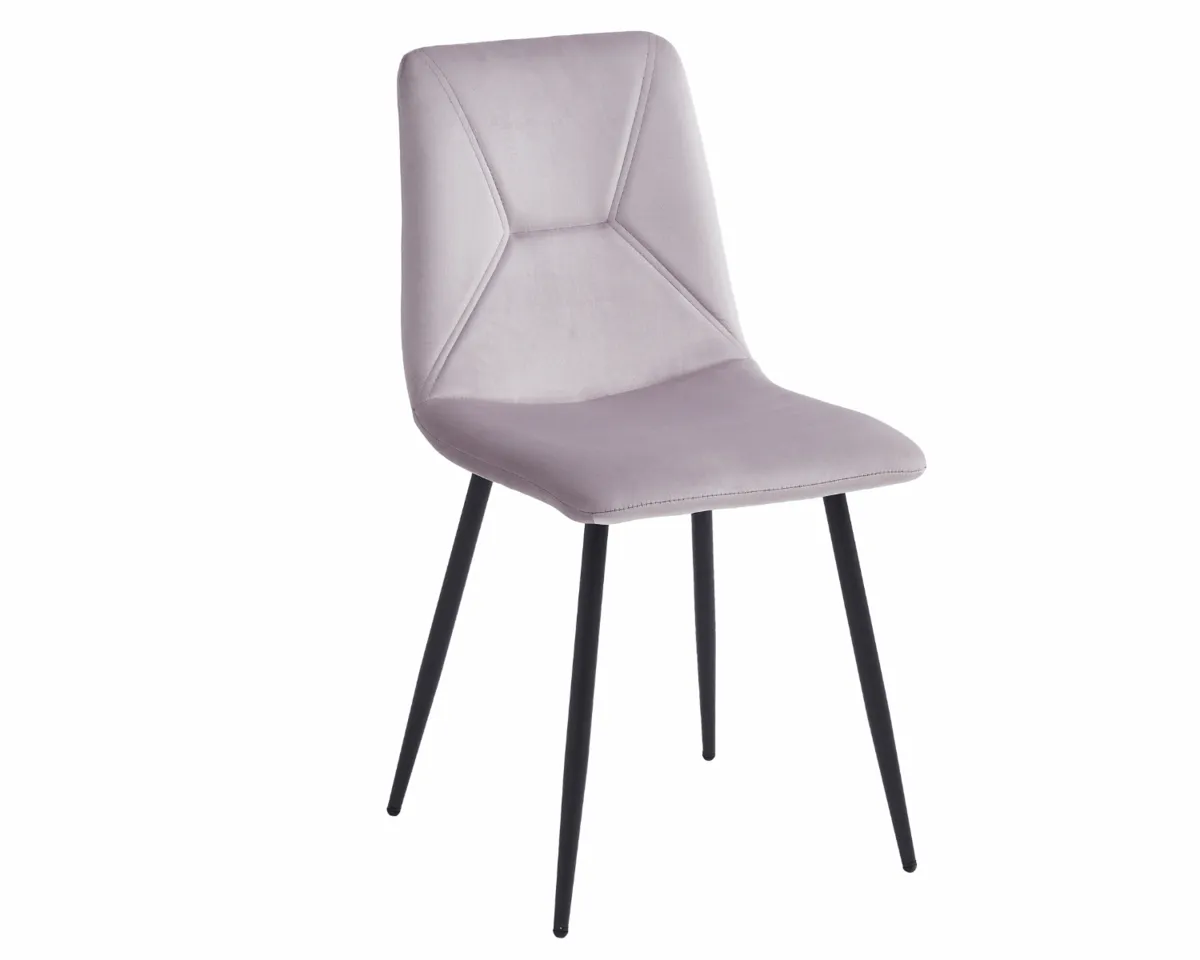 MARK chair black frame/light pink