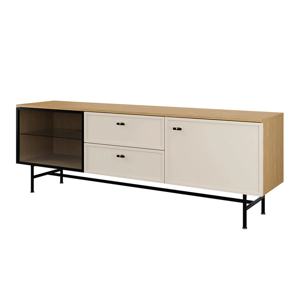 TV stand ELORA REG 11 spring oak/macadamia