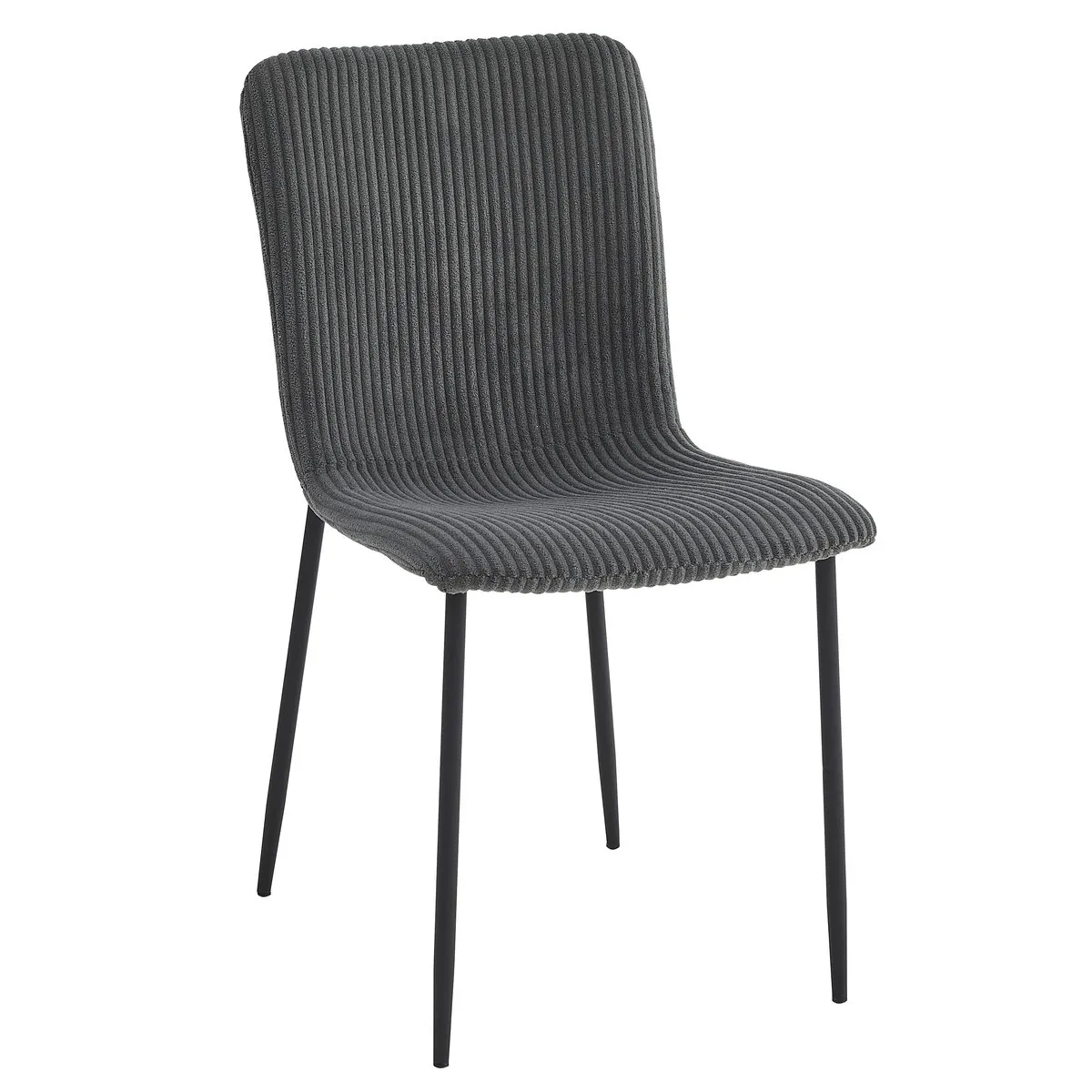 TINA chair black frame/gray tk.